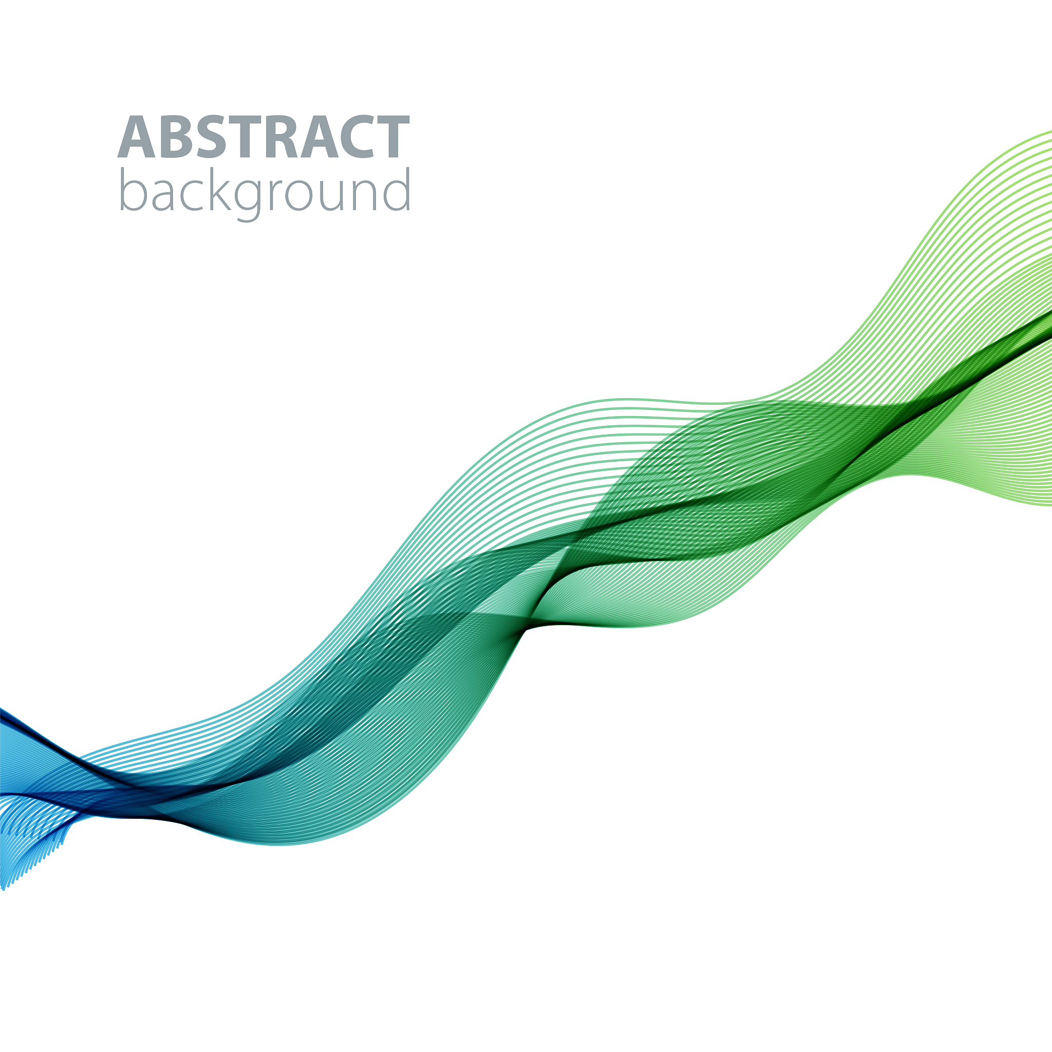 blue-green abstract waves background, waved lines for brochure, 