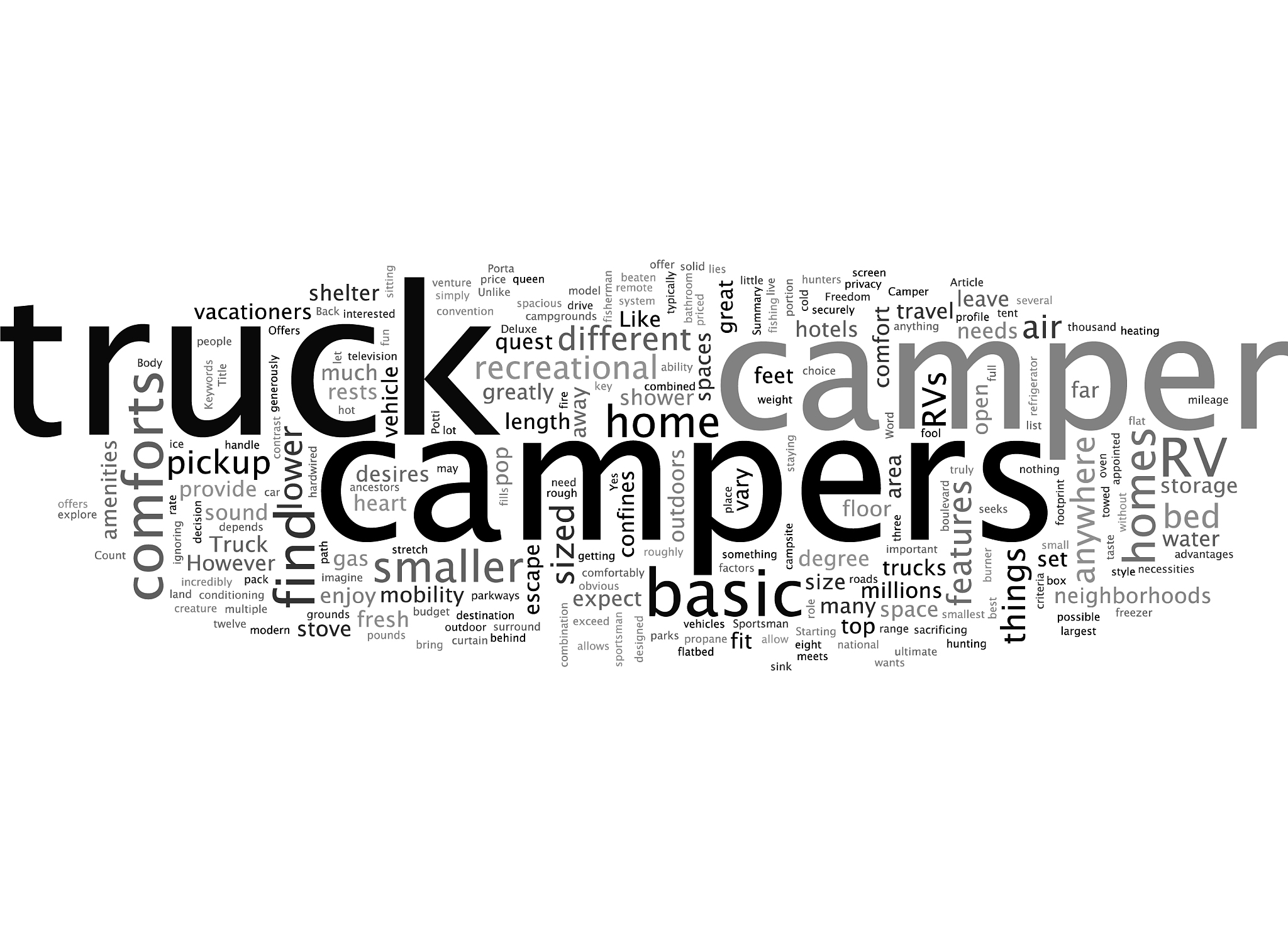 a truck camper offers freedom like no other