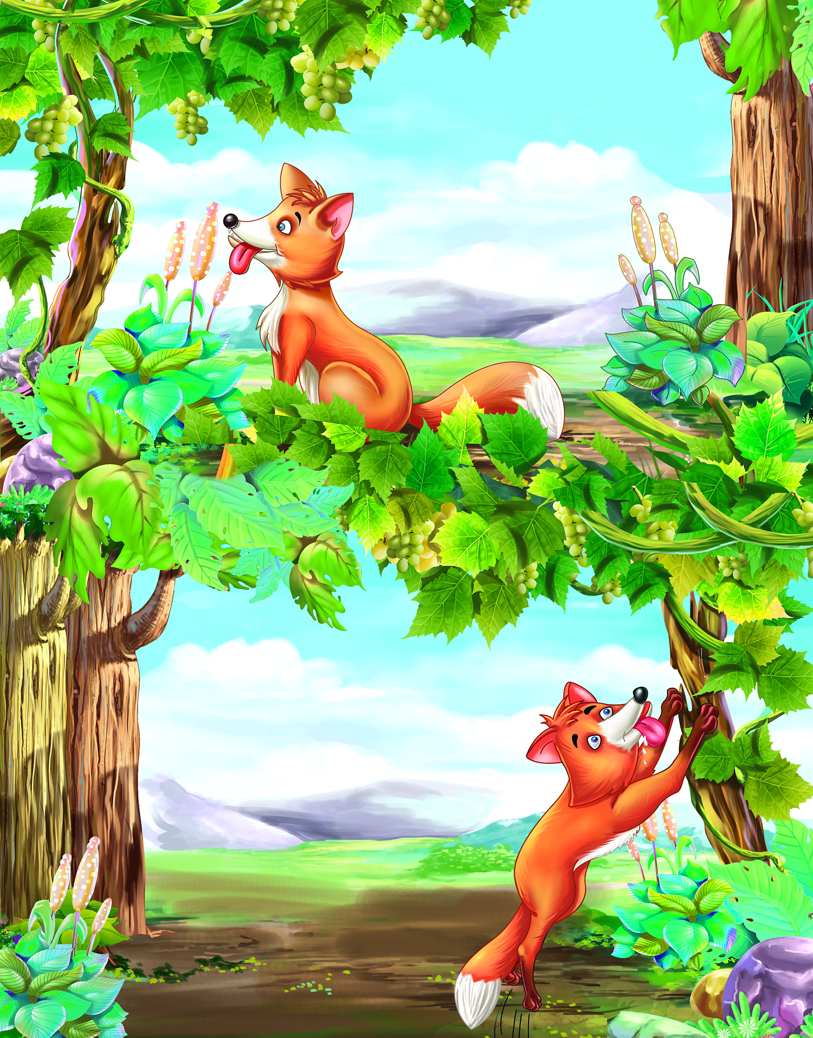 编一个在大森林的故事