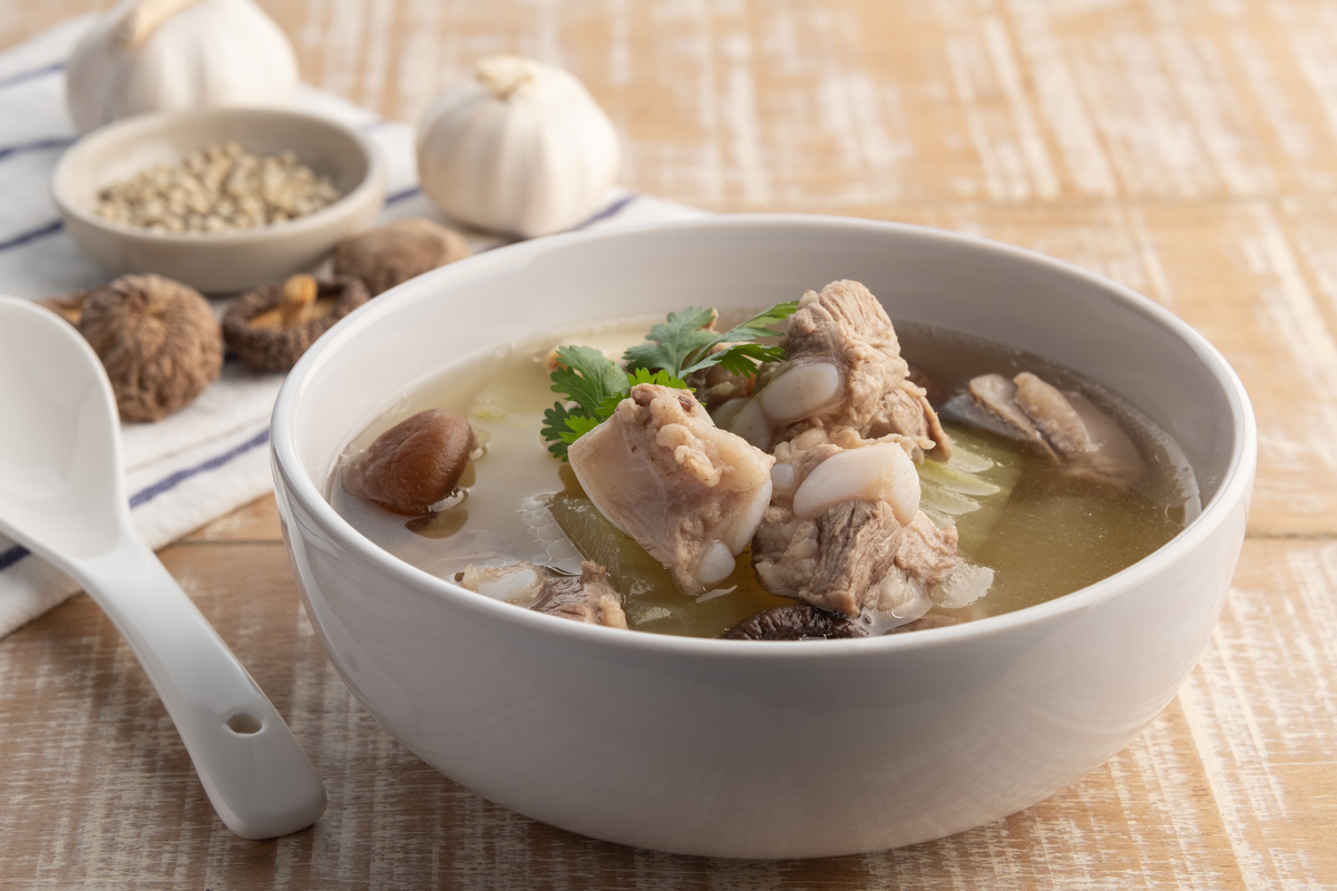 请600字博客文章主题是：冬瓜海带排骨汤