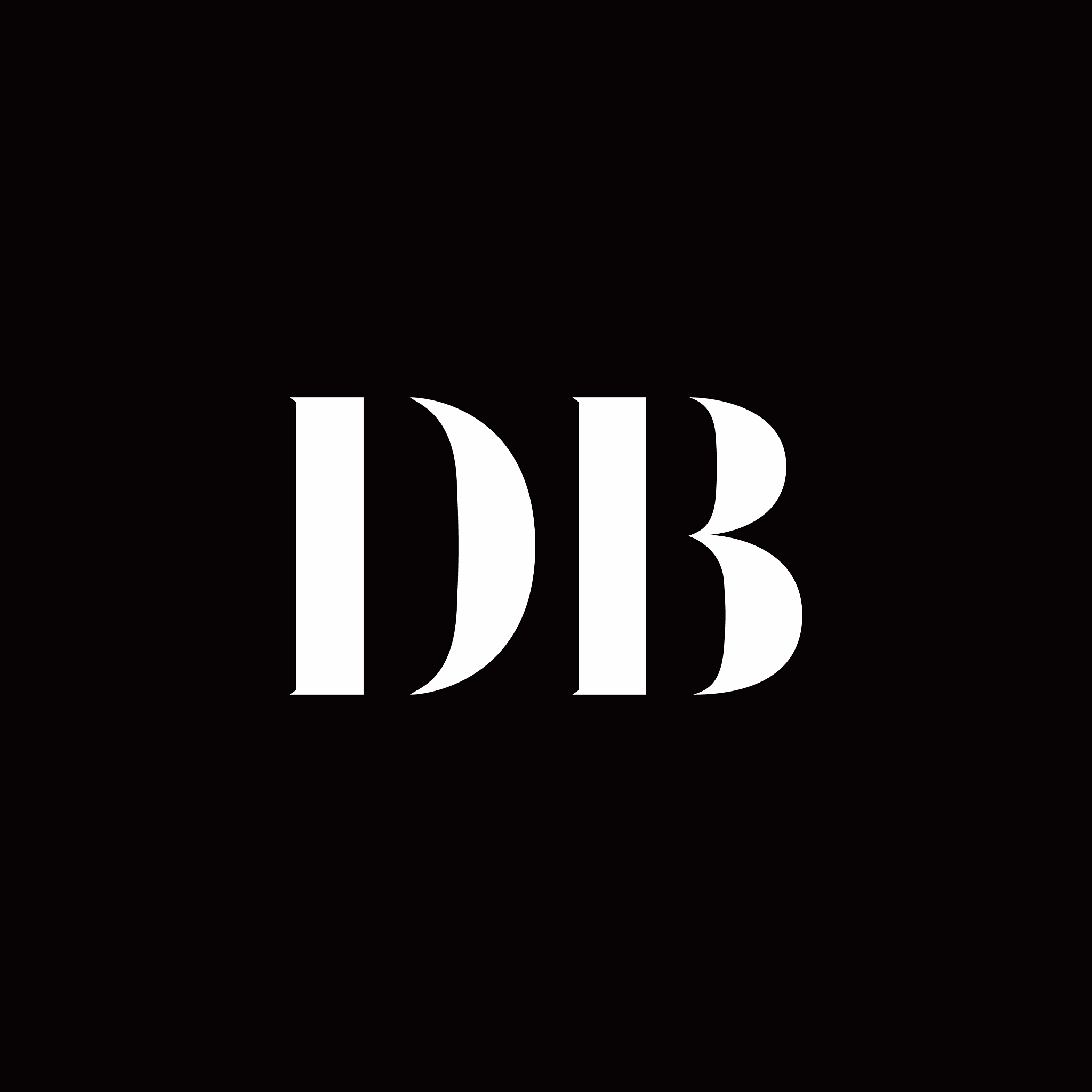 db logo letter initial logo designs template