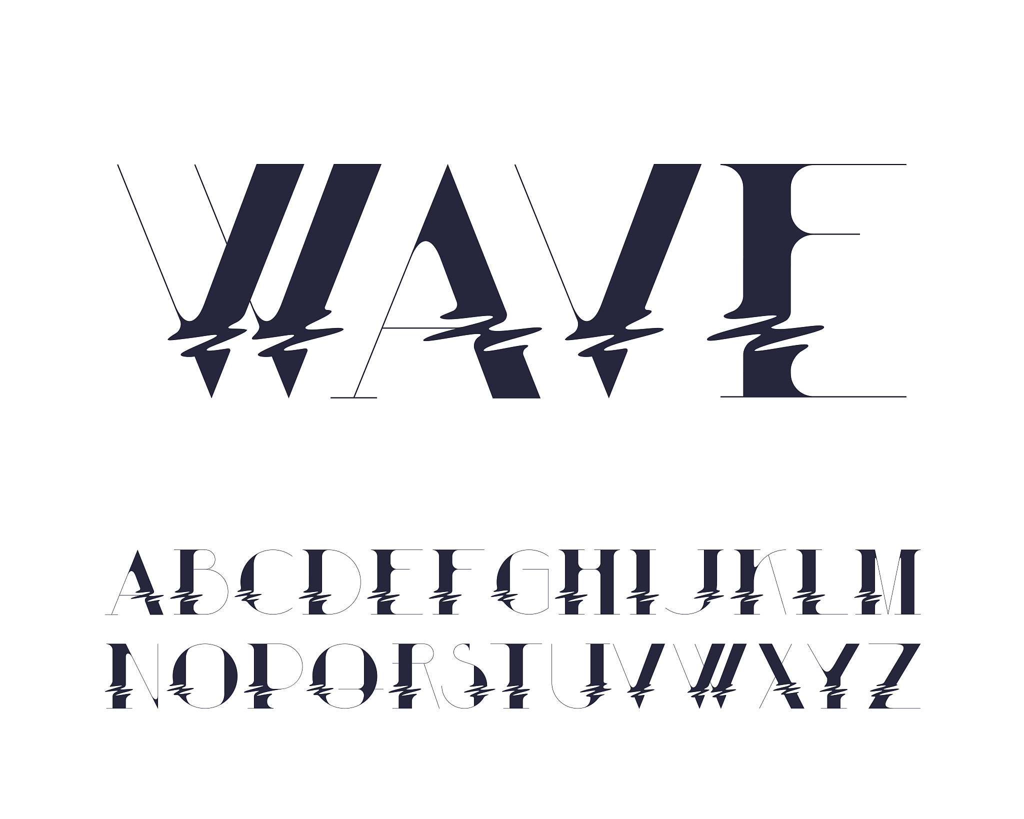 wave glitch effect distorted english elegant typescript.