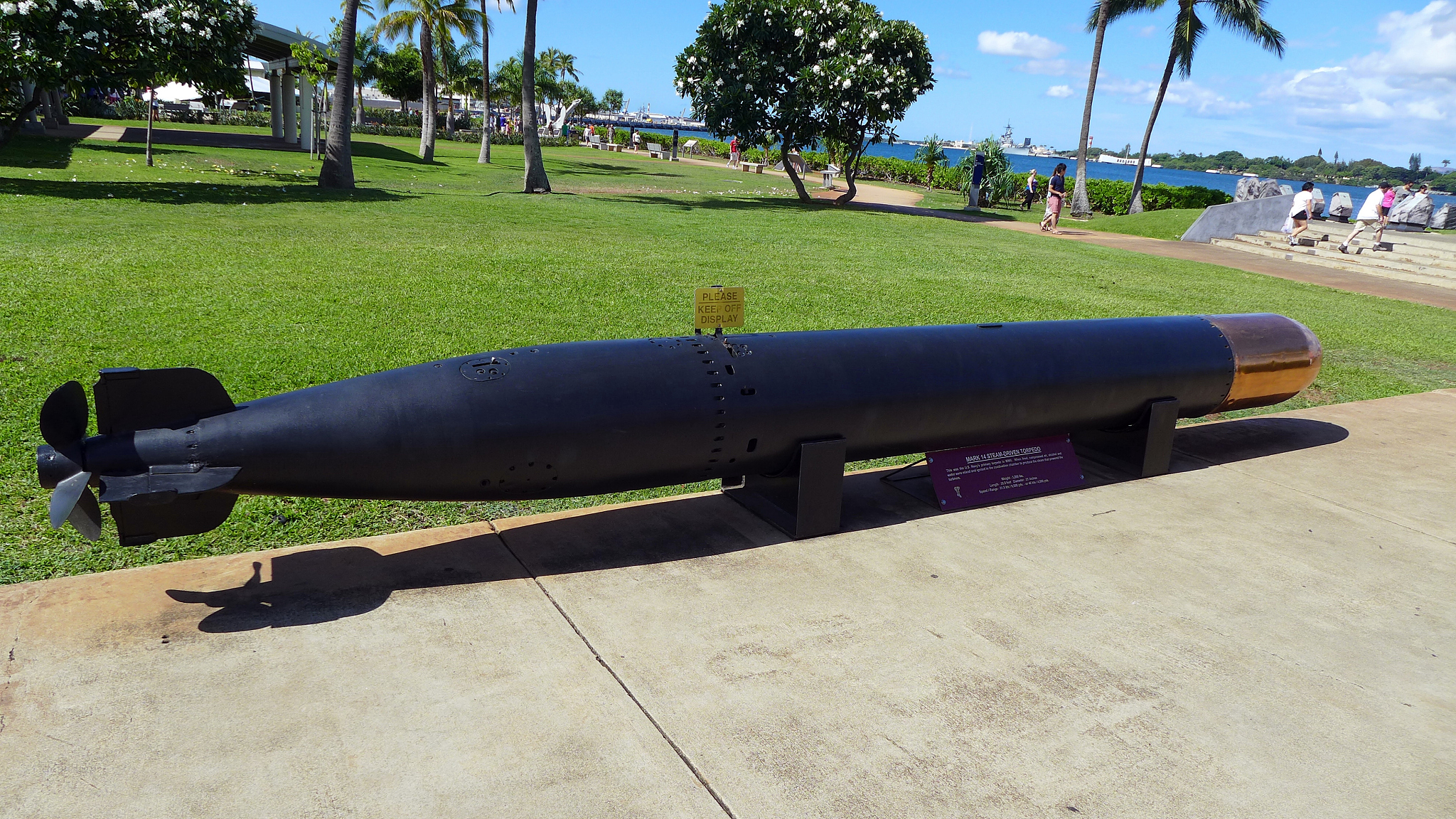 torpedo at - pearl harbour - honolulu - oahu - hawaii