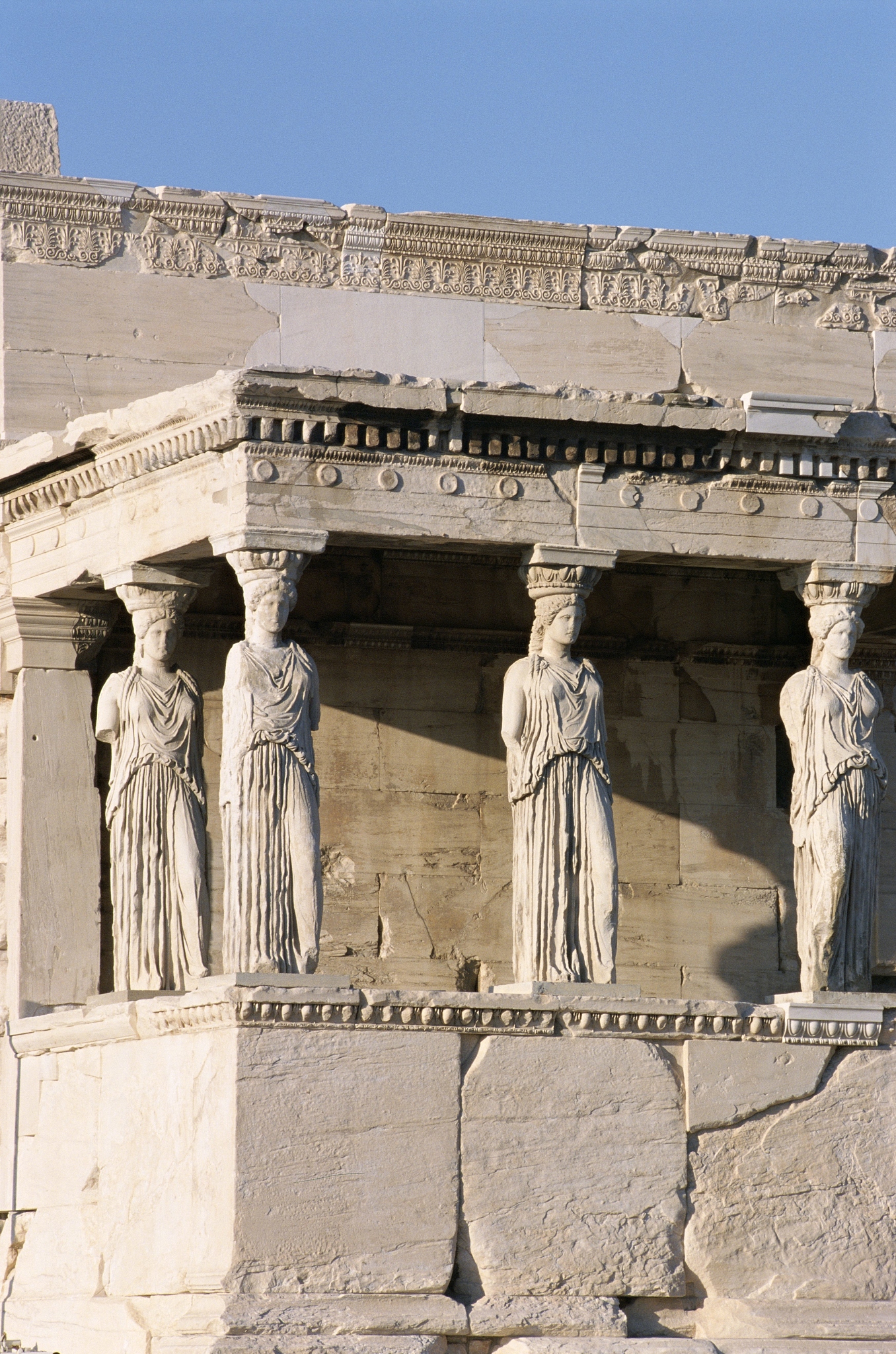 portico of the caryatids, erechtheion, acropolis, unesco world h