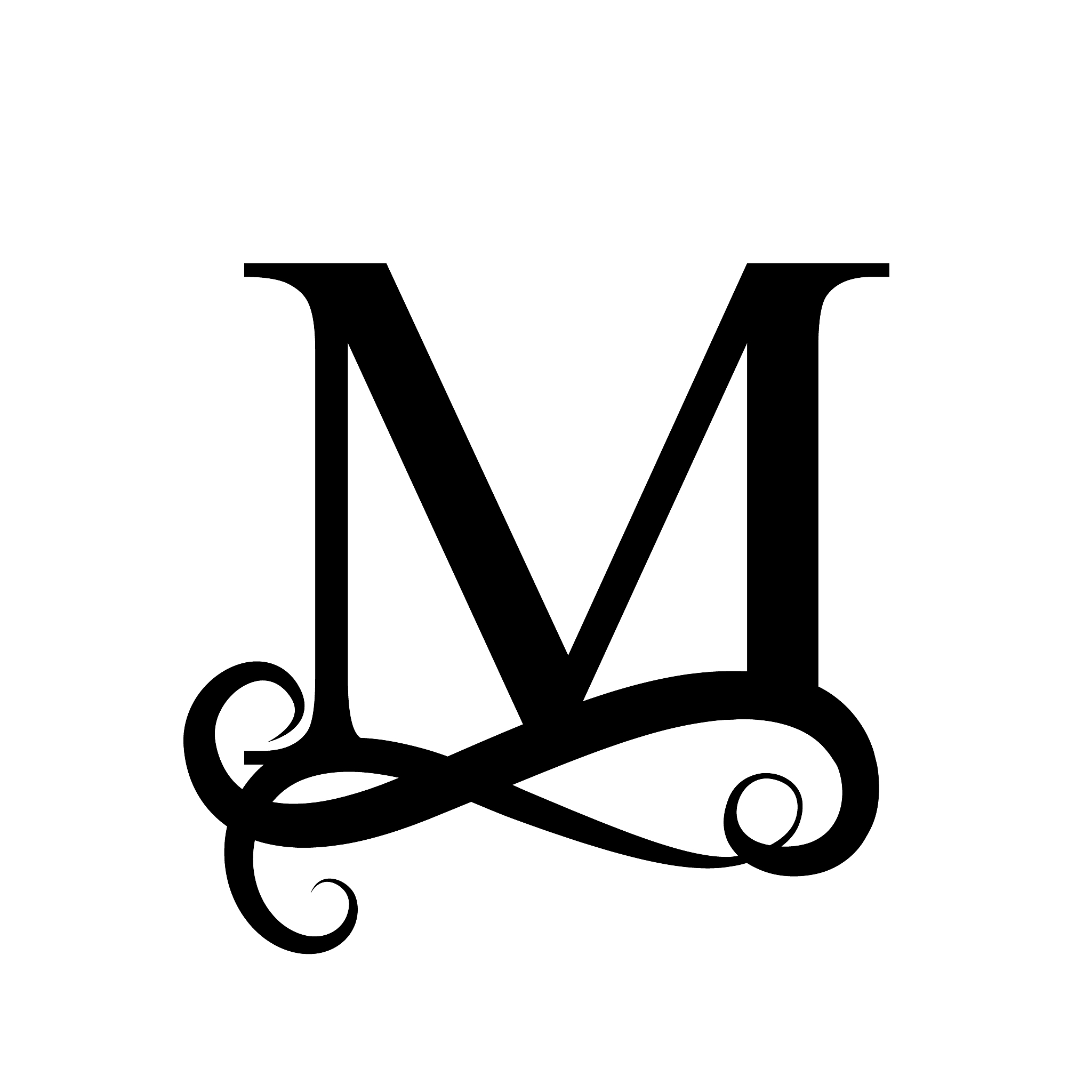 capital letter for monograms . beautiful letter.