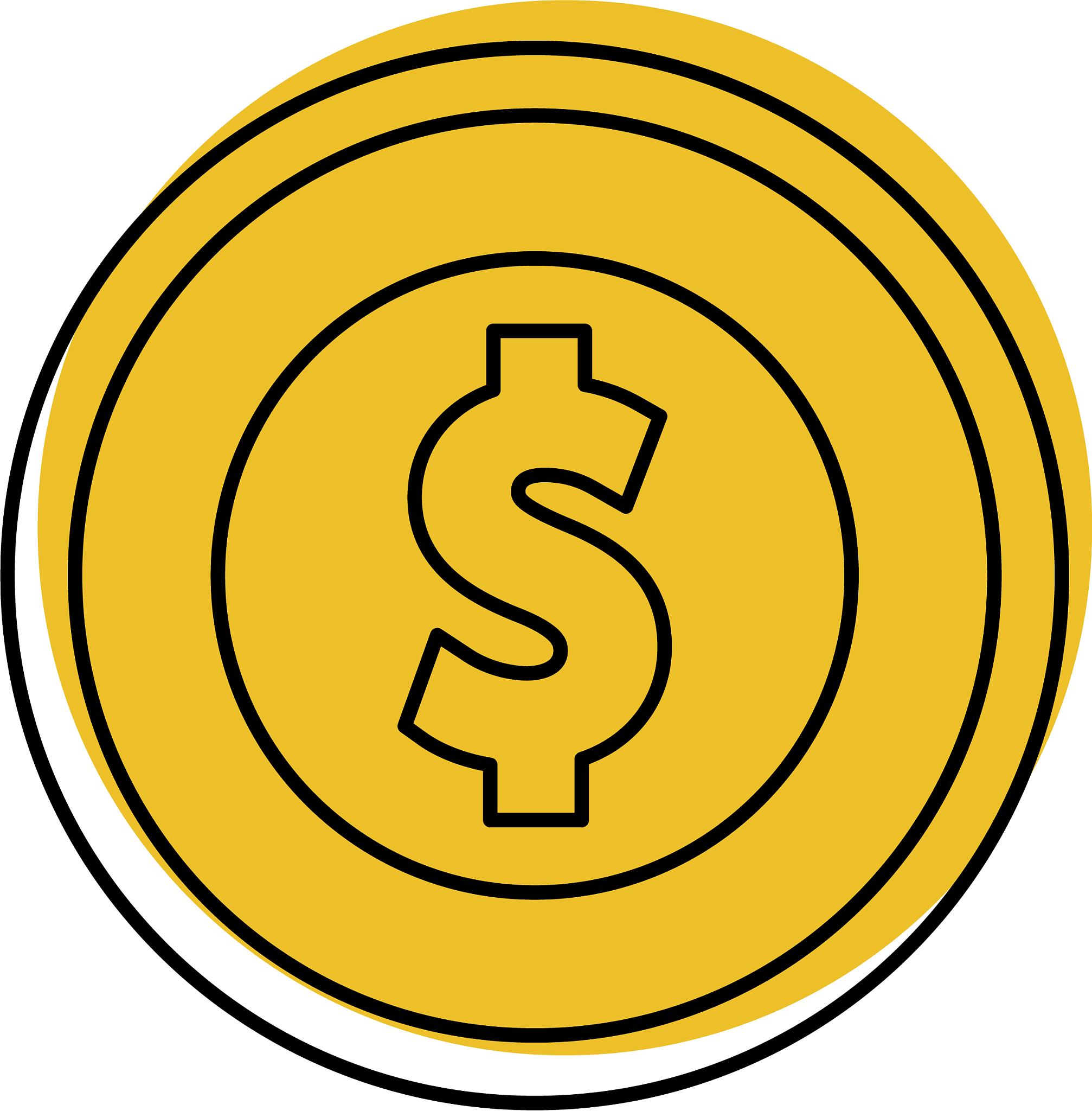 coin money isolated icon