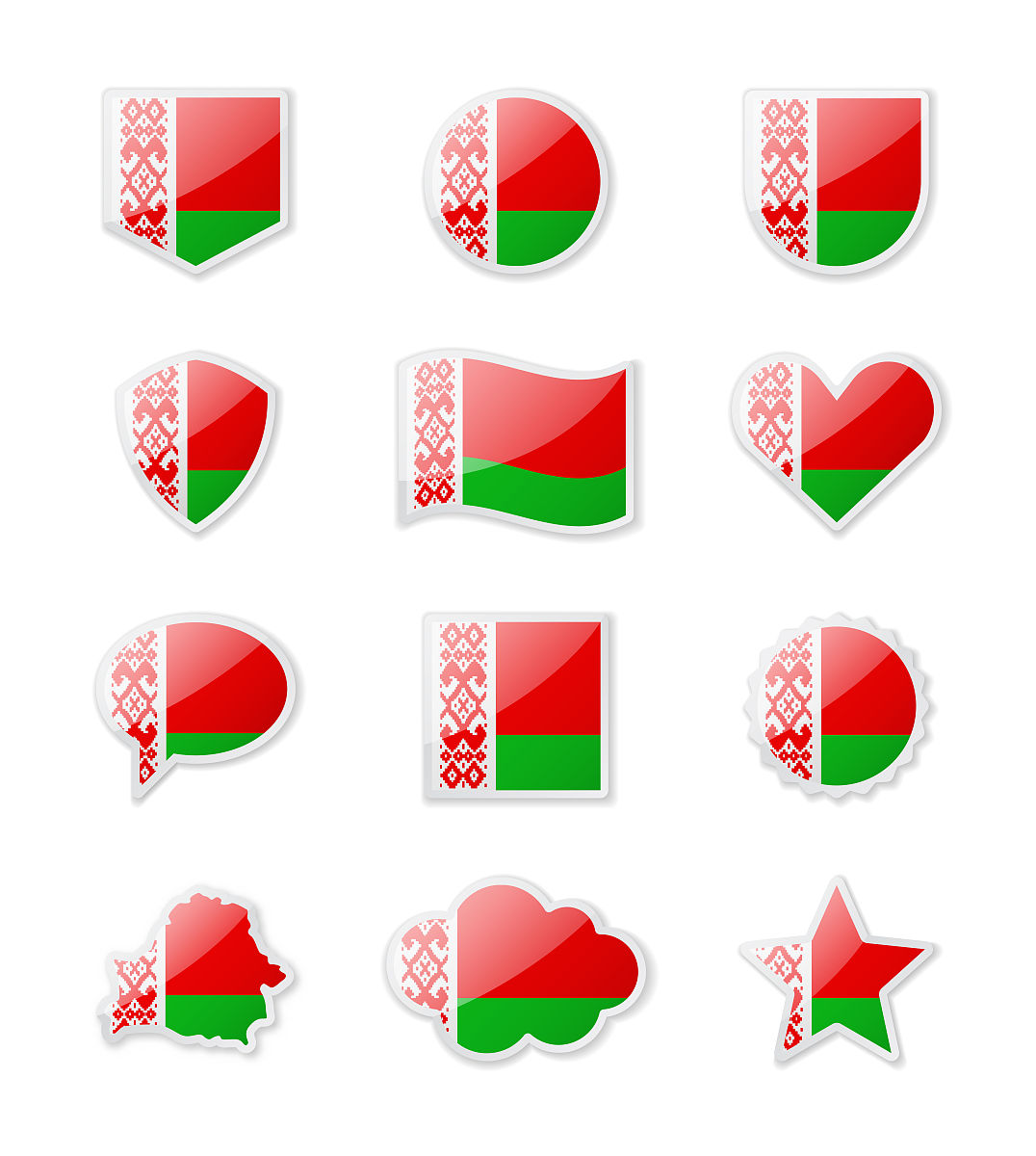 哪些国家的国旗不是长方形？