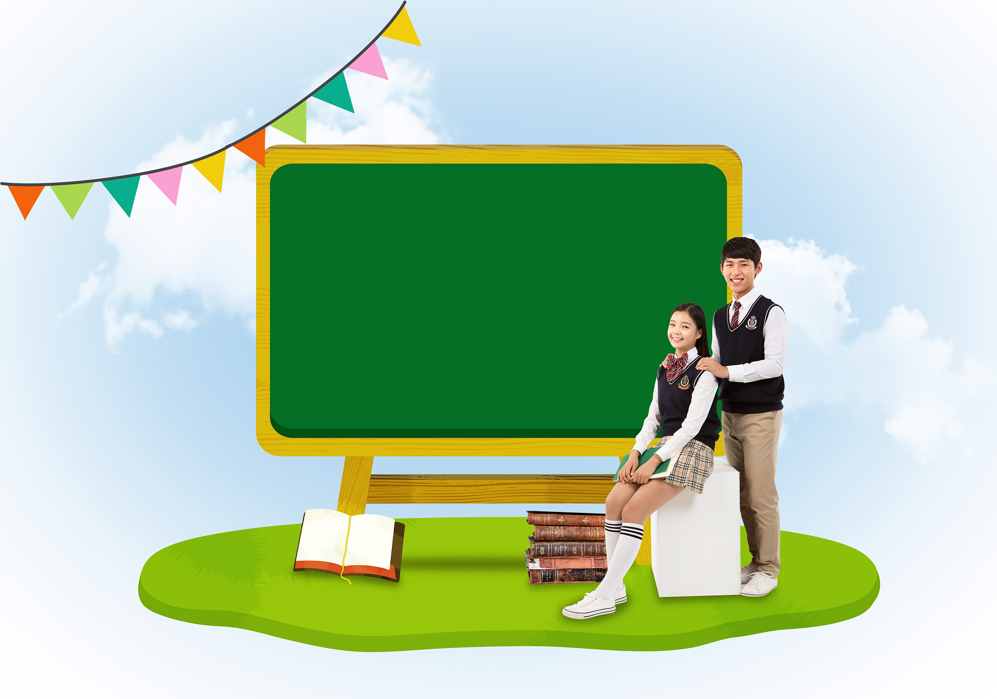 middle and high school students group