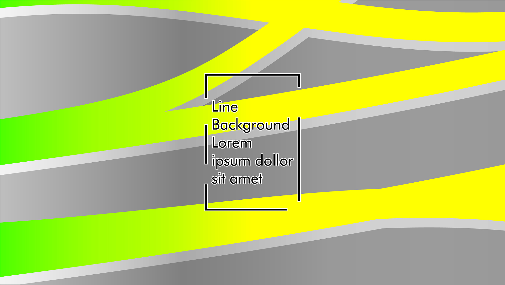 abstract wave background with green and yellow