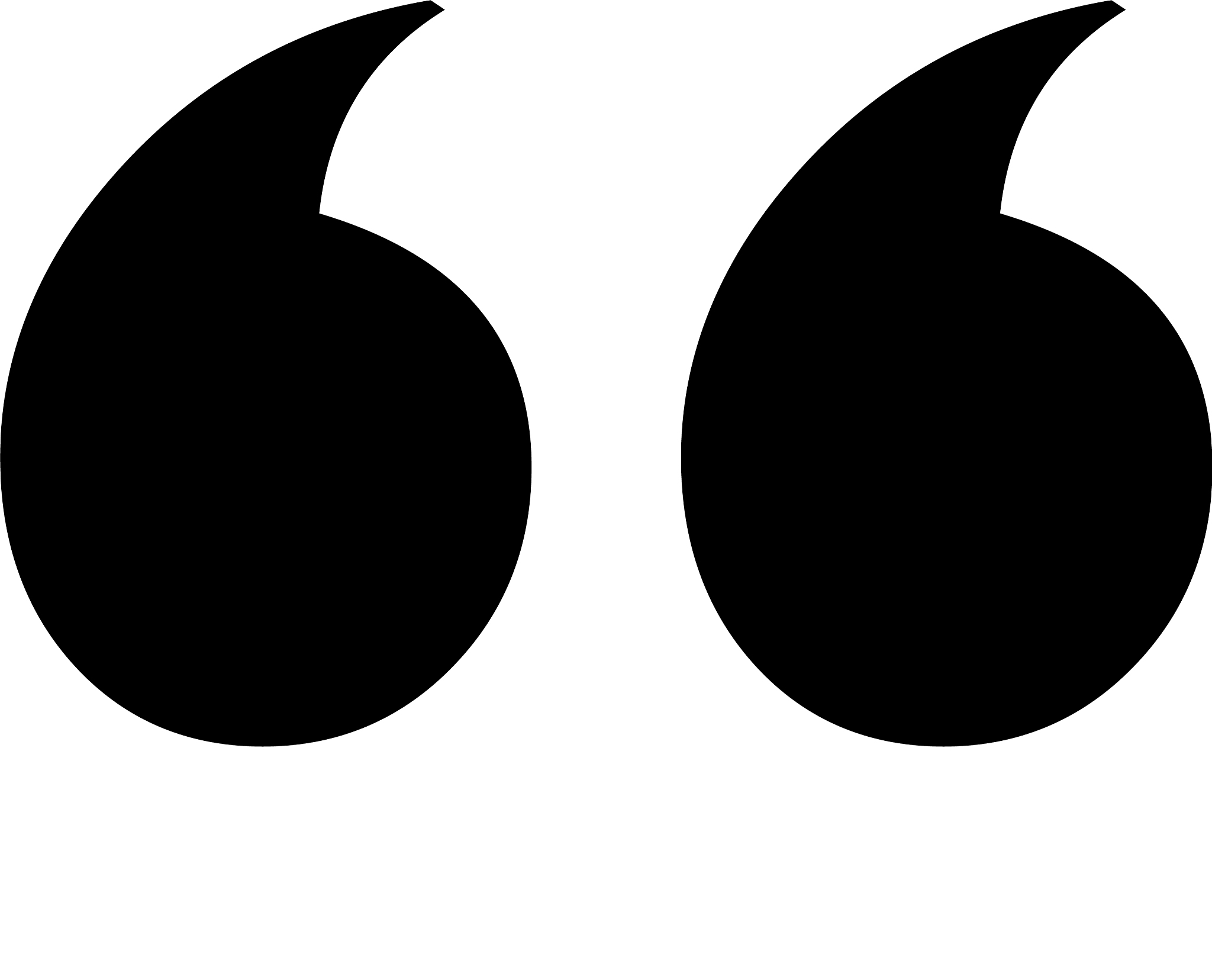quote mark icon design template