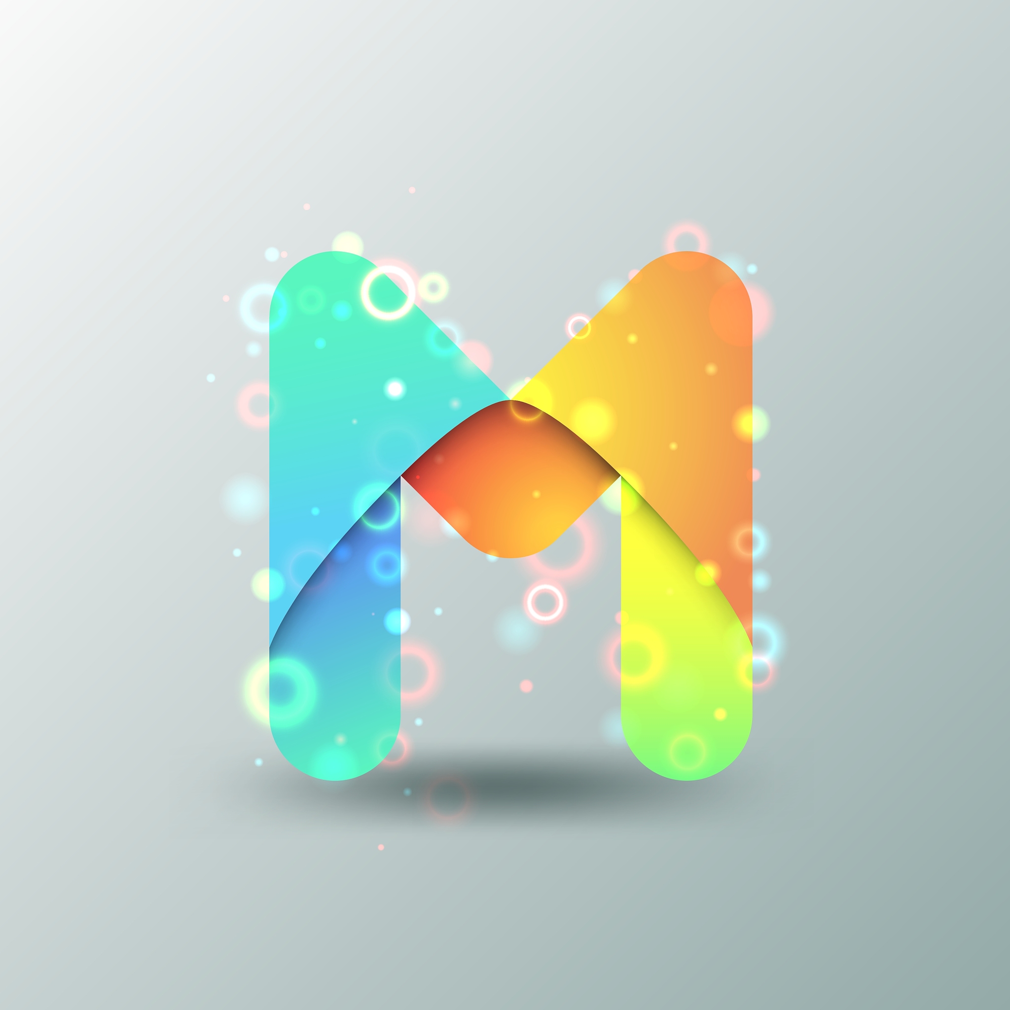 modern capital letter m