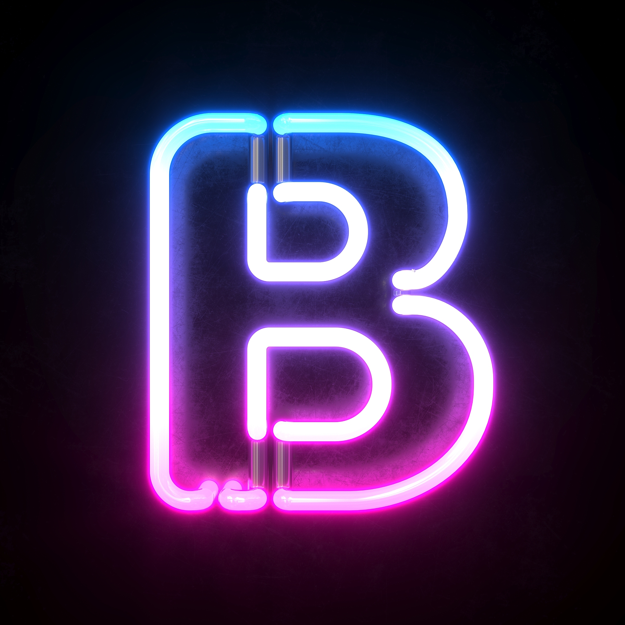 英文字母<strong>b</strong>,三维图形,粉色,霓虹灯,蓝色,字体,商业广告标志,立体图像