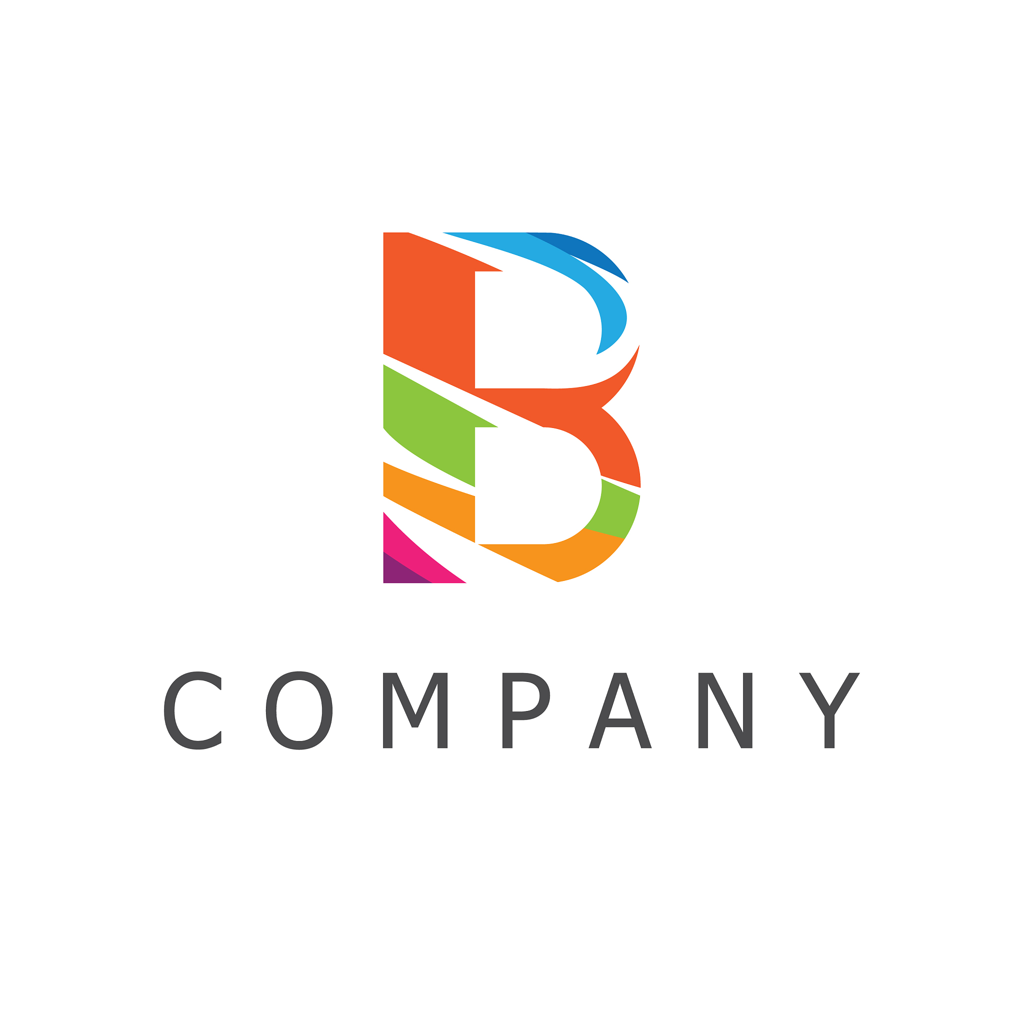 b logo