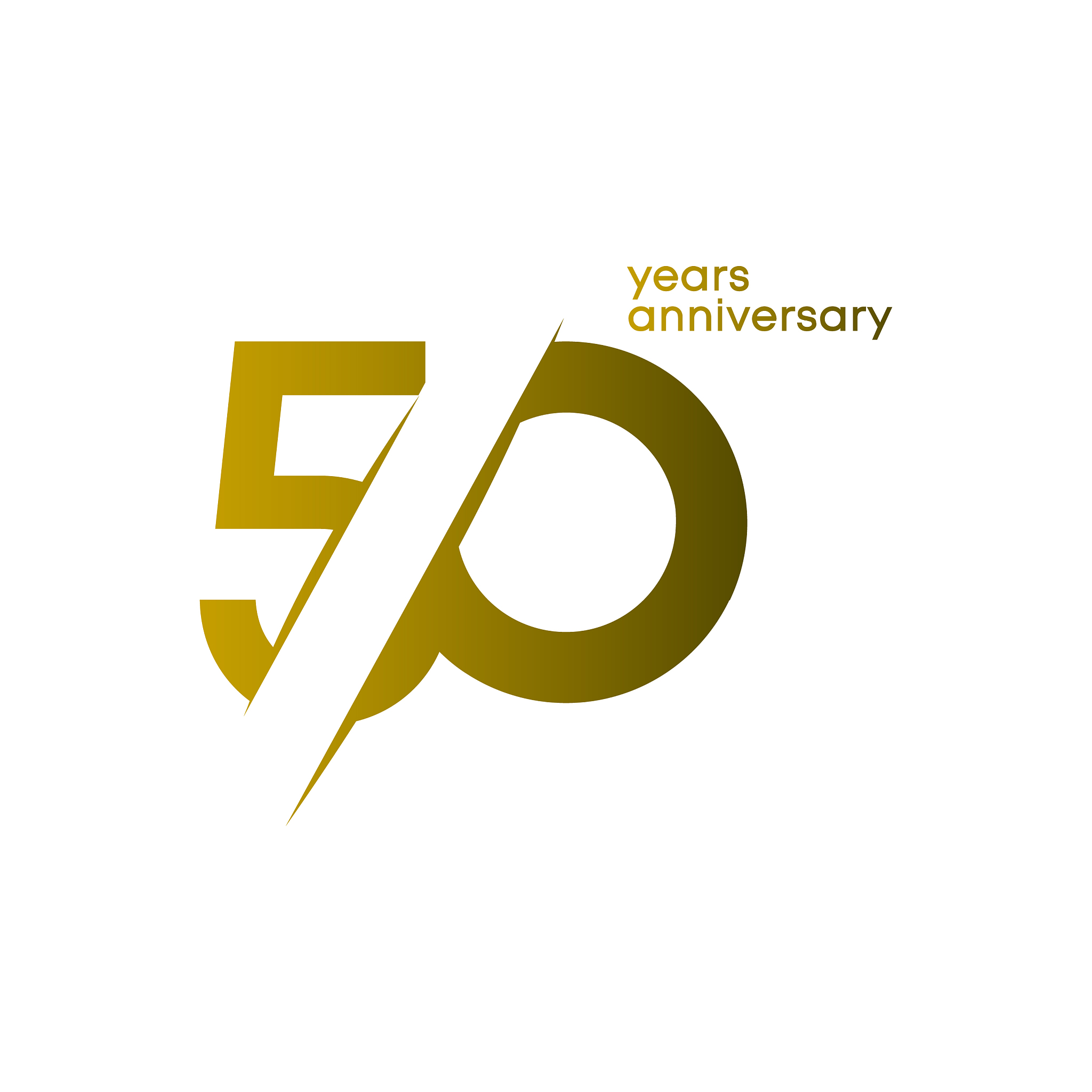 50 years anniversary template design