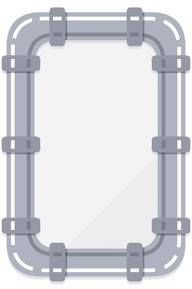 SVG 管道效果：带边框和流动动画