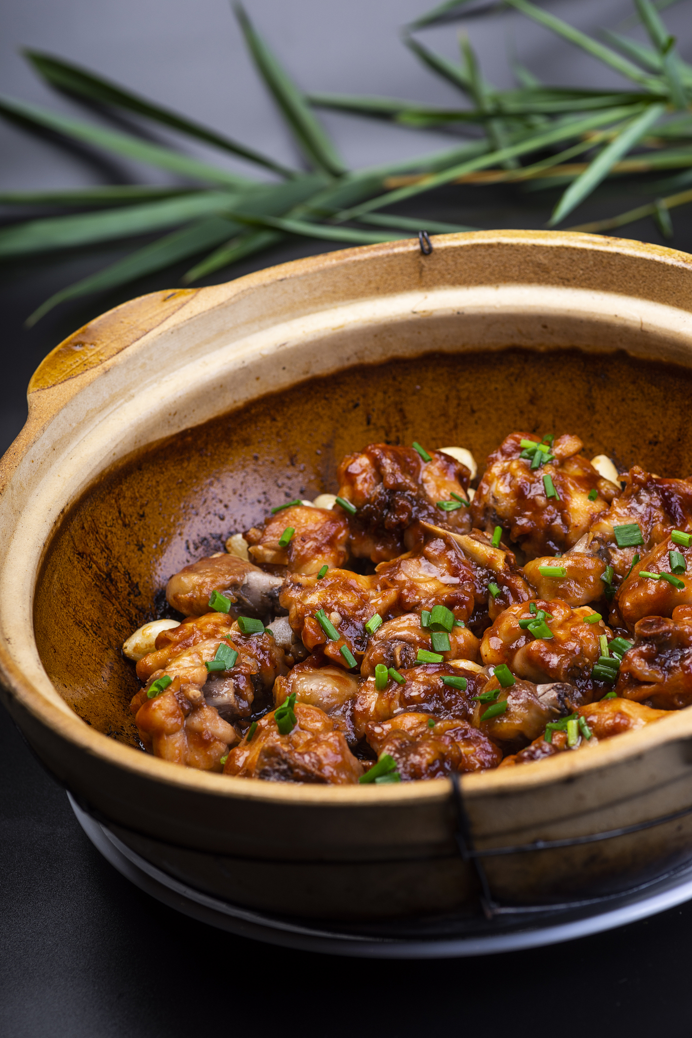 casserole with fried chicken