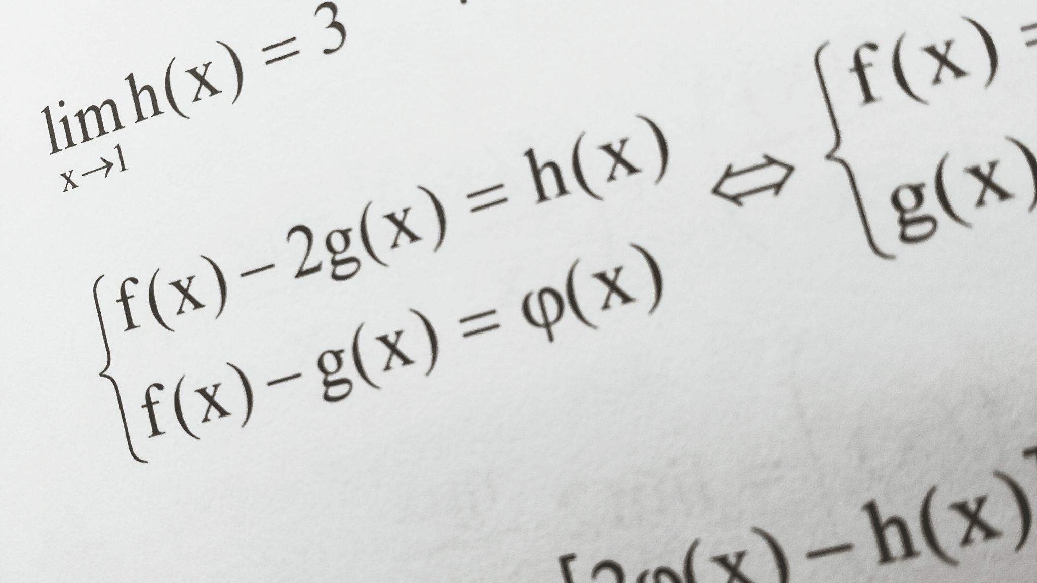 close-up of math formula