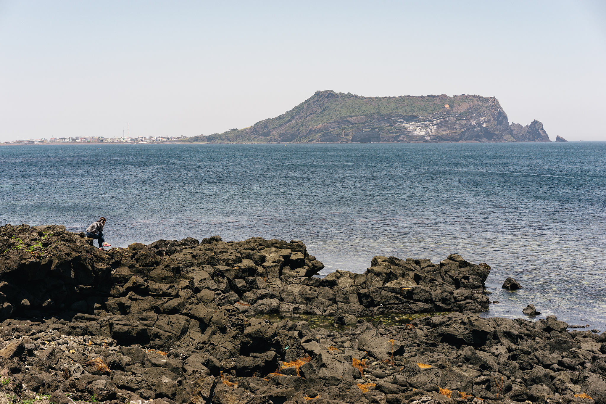 sunrise peak (seongsan ilchulbong) on jeju island, south korea