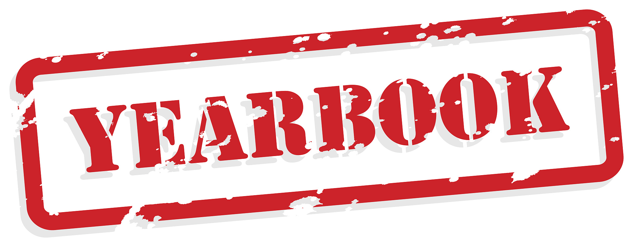 yearbook rubber stamp vector