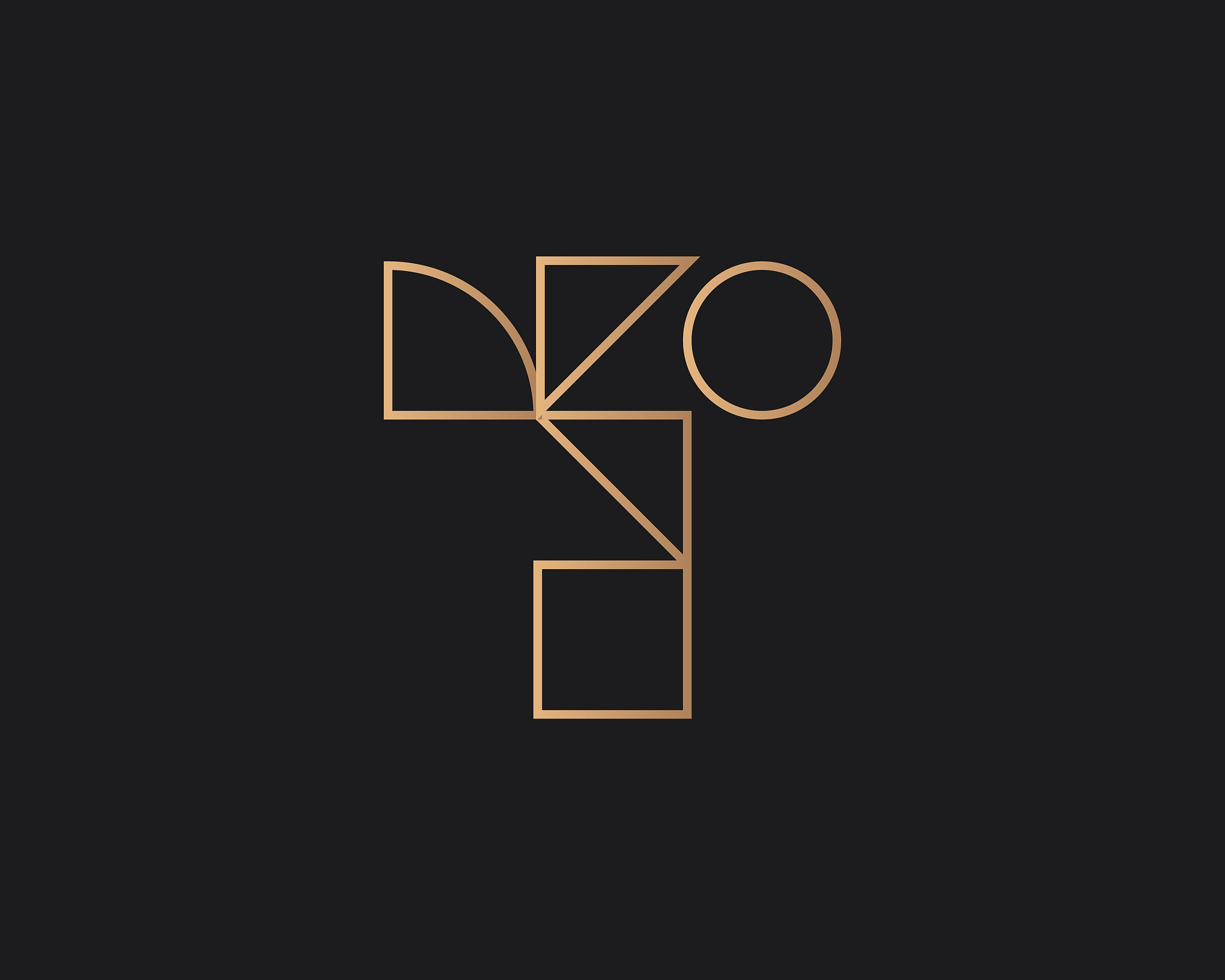 abstract letter t logo design template on dark background. premi