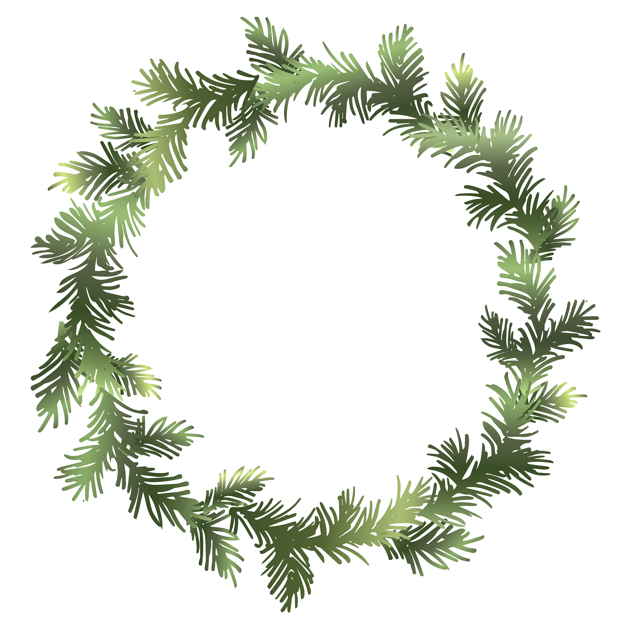 christmas fir wreath. pine wreath. spruce decorative wreath. dec