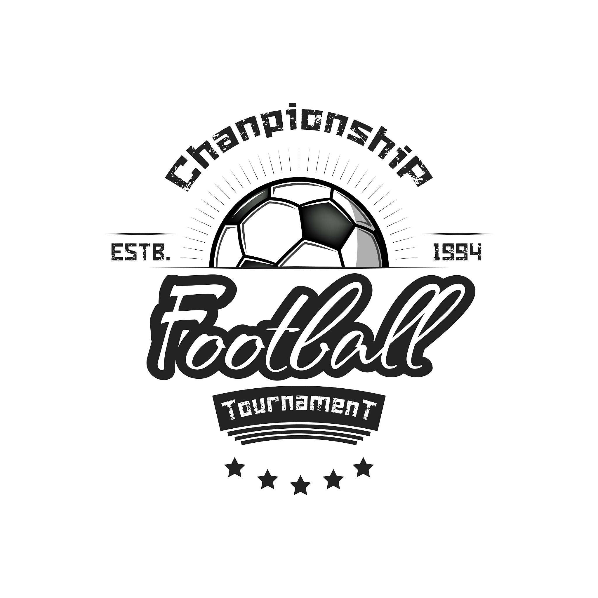 football logo design template