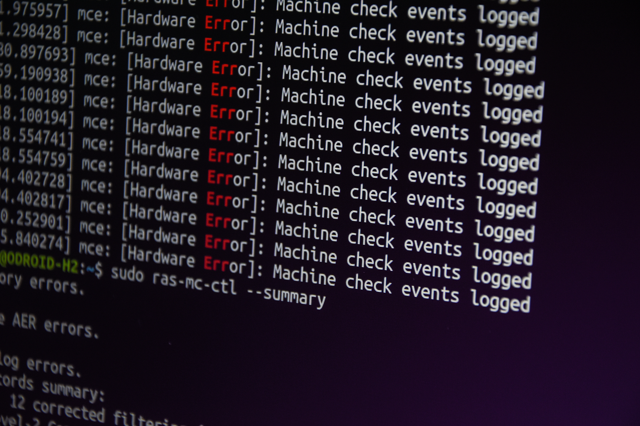 close up css html code on monitor screen with black background