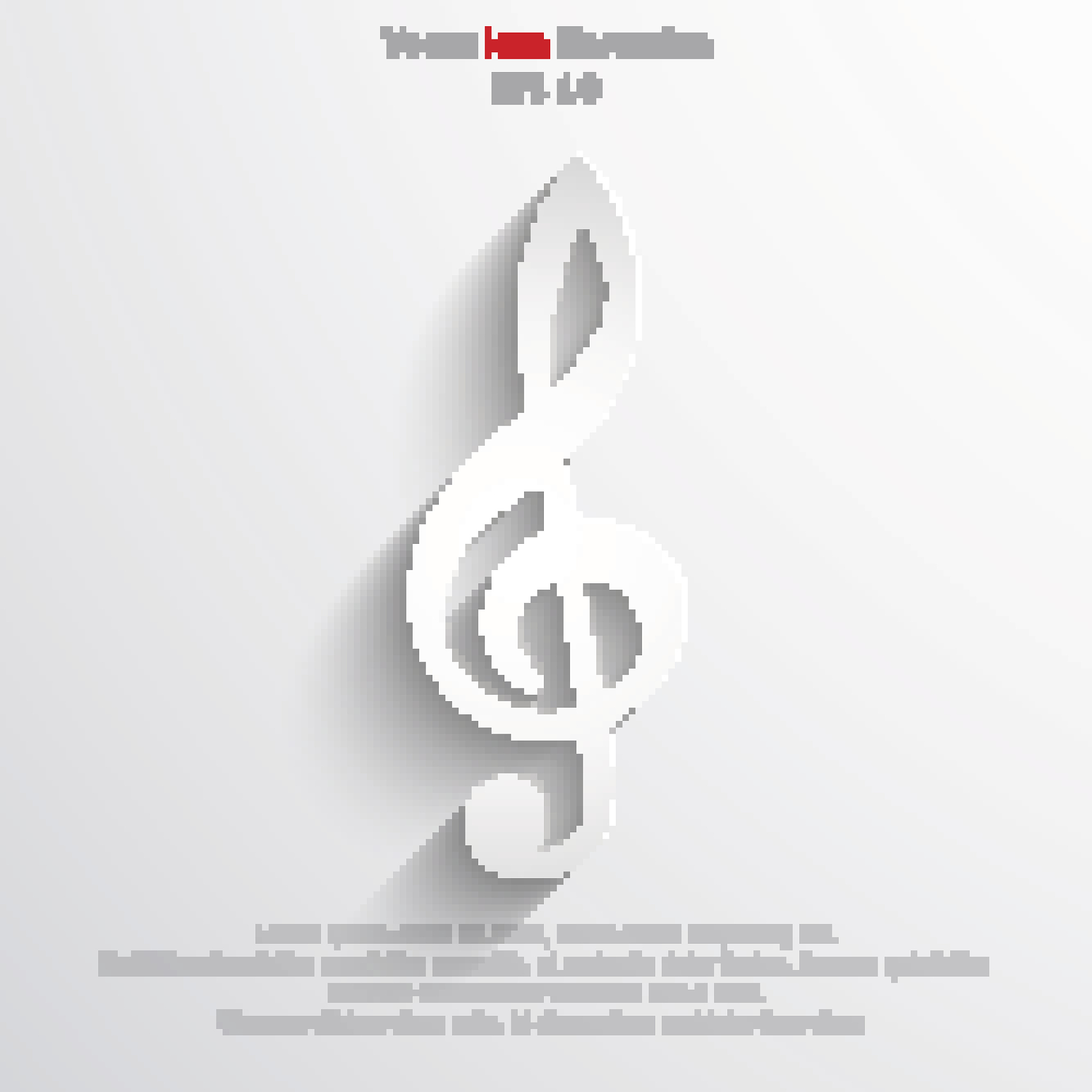 vector music key web icon.