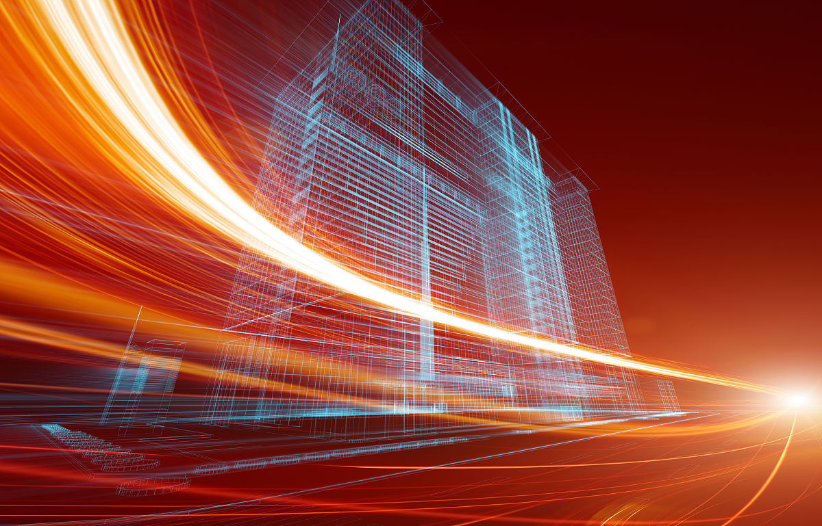 红色未来都市：科技与设计的完美融合