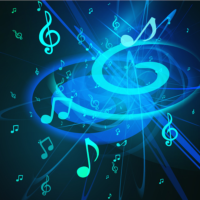 abstract music background