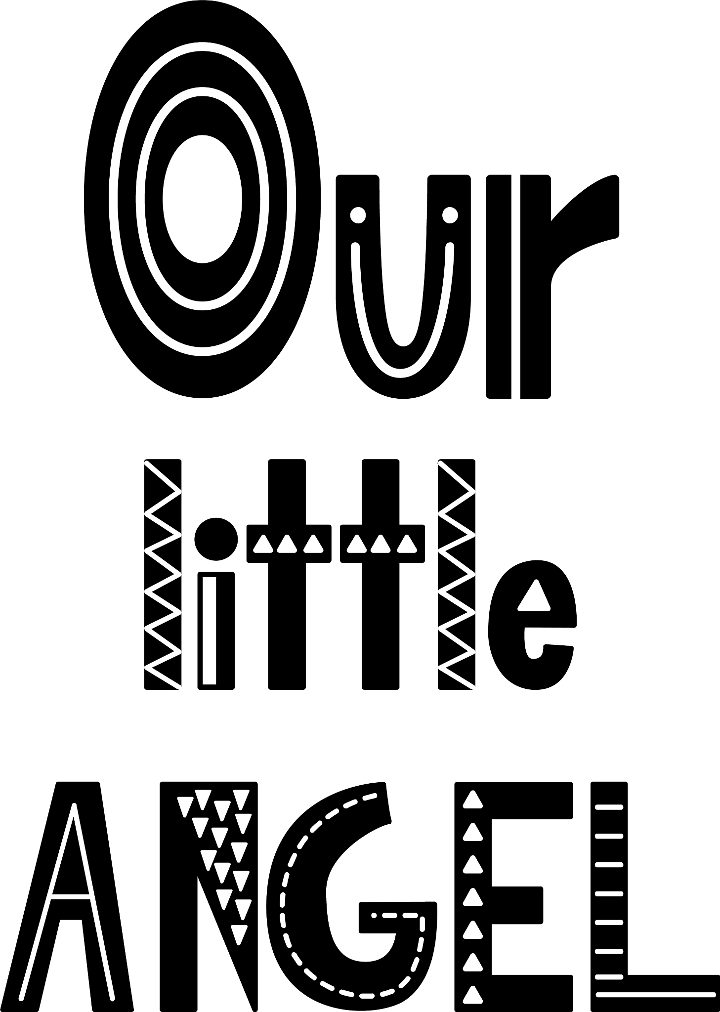 poster with hand drawn lettering in scandinavian