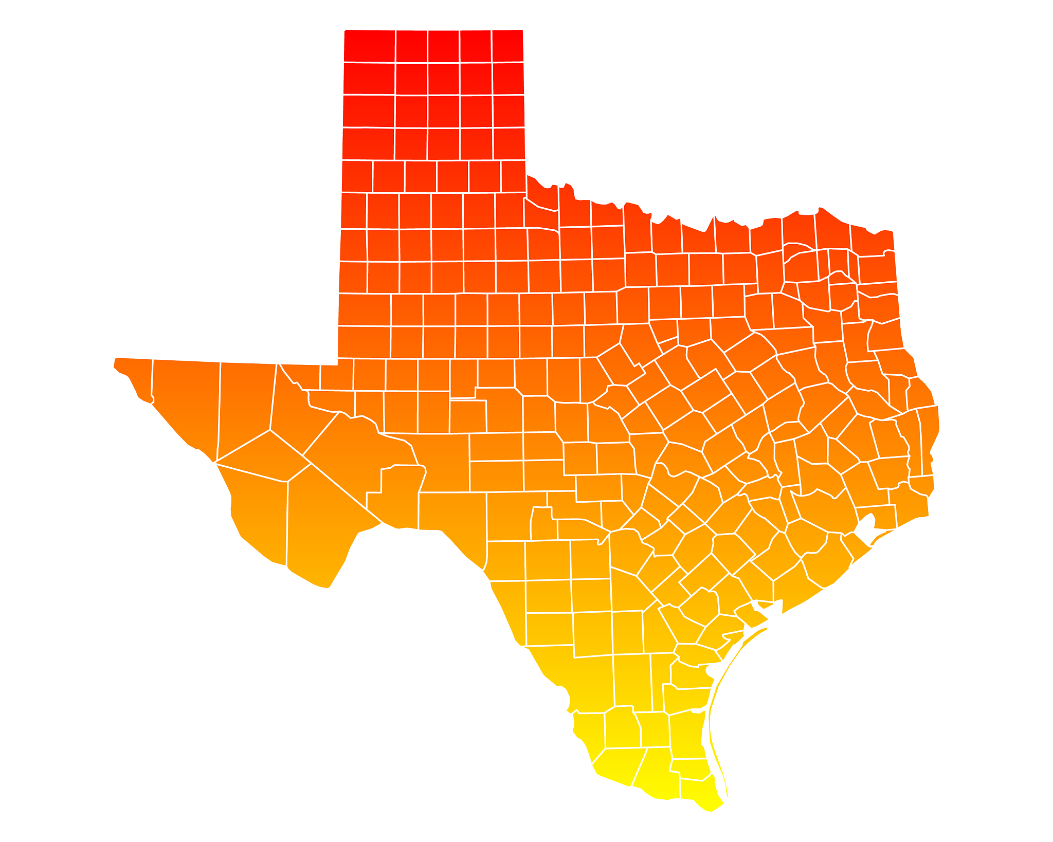 map texas