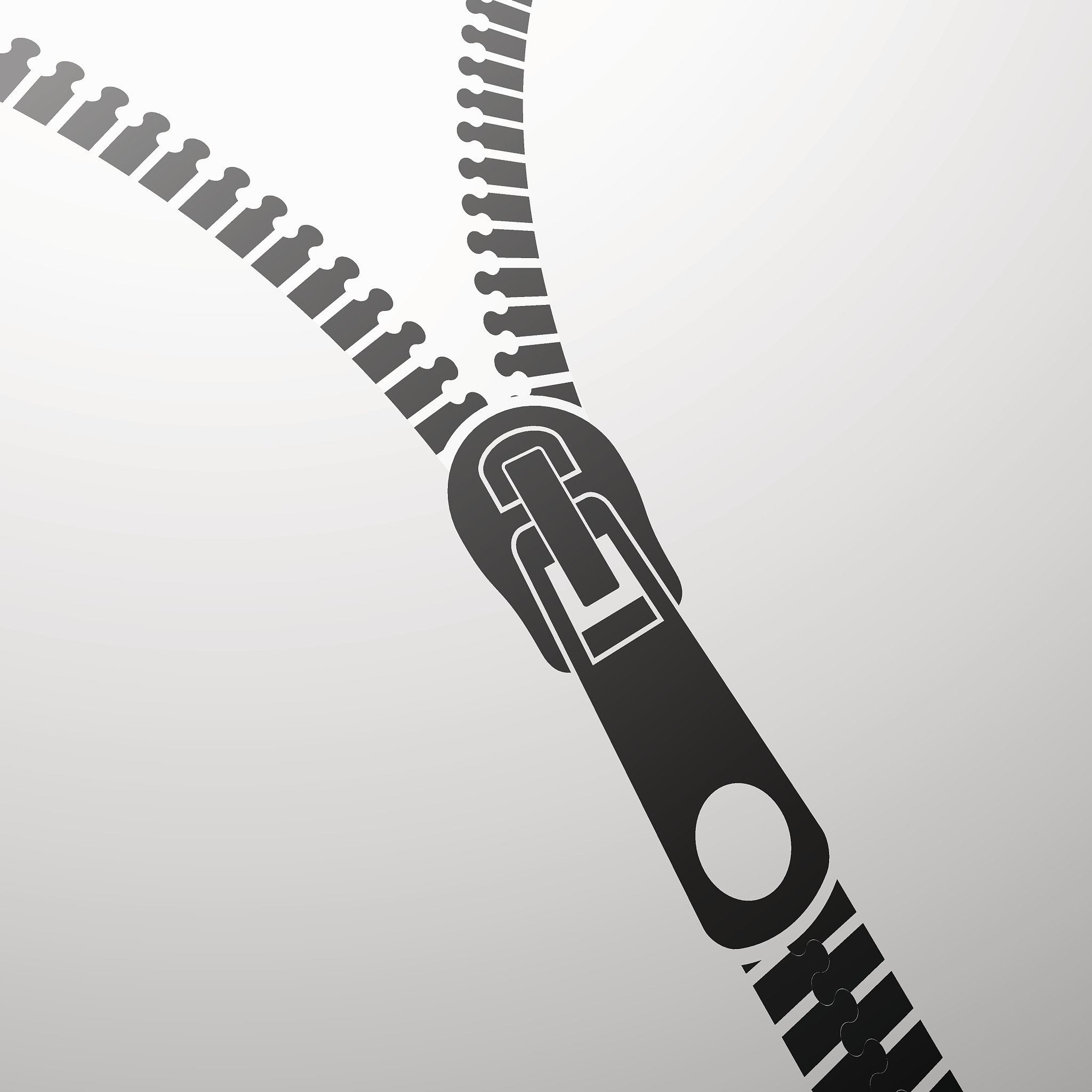 zipper background. stock illustration.