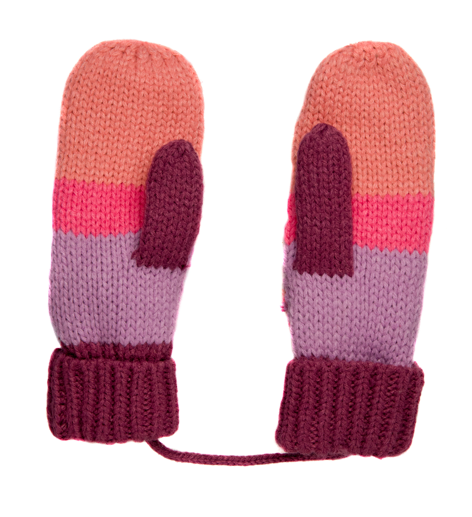 mitten isolated on white background. knitted mittens. mittens to