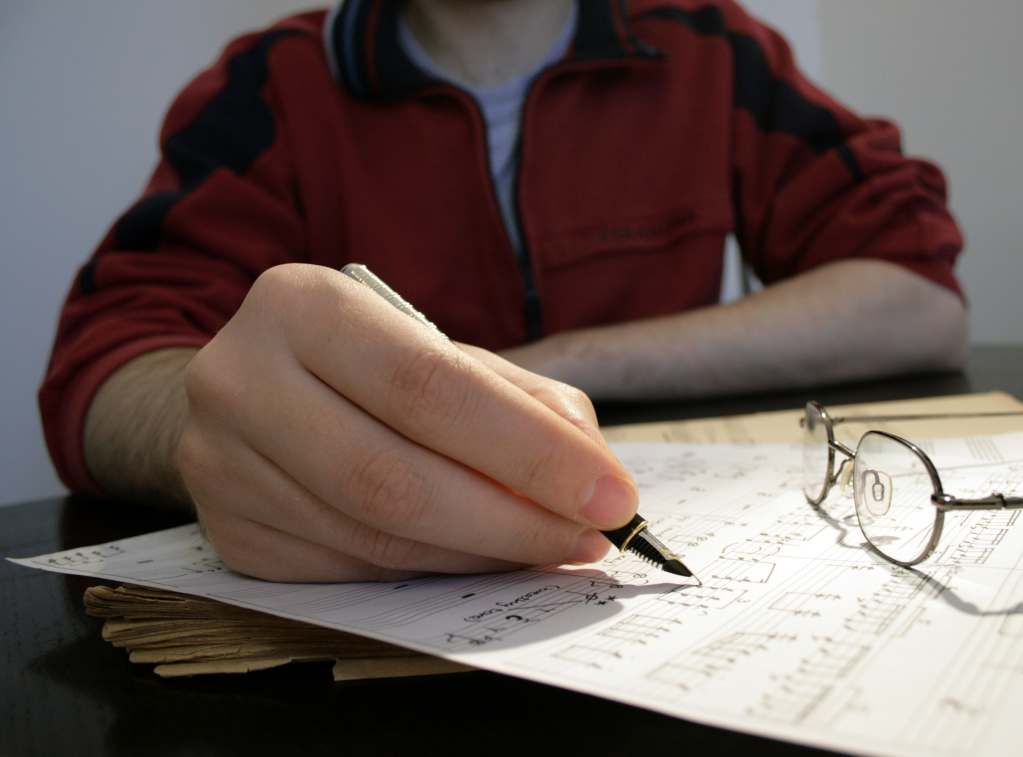 composer at work