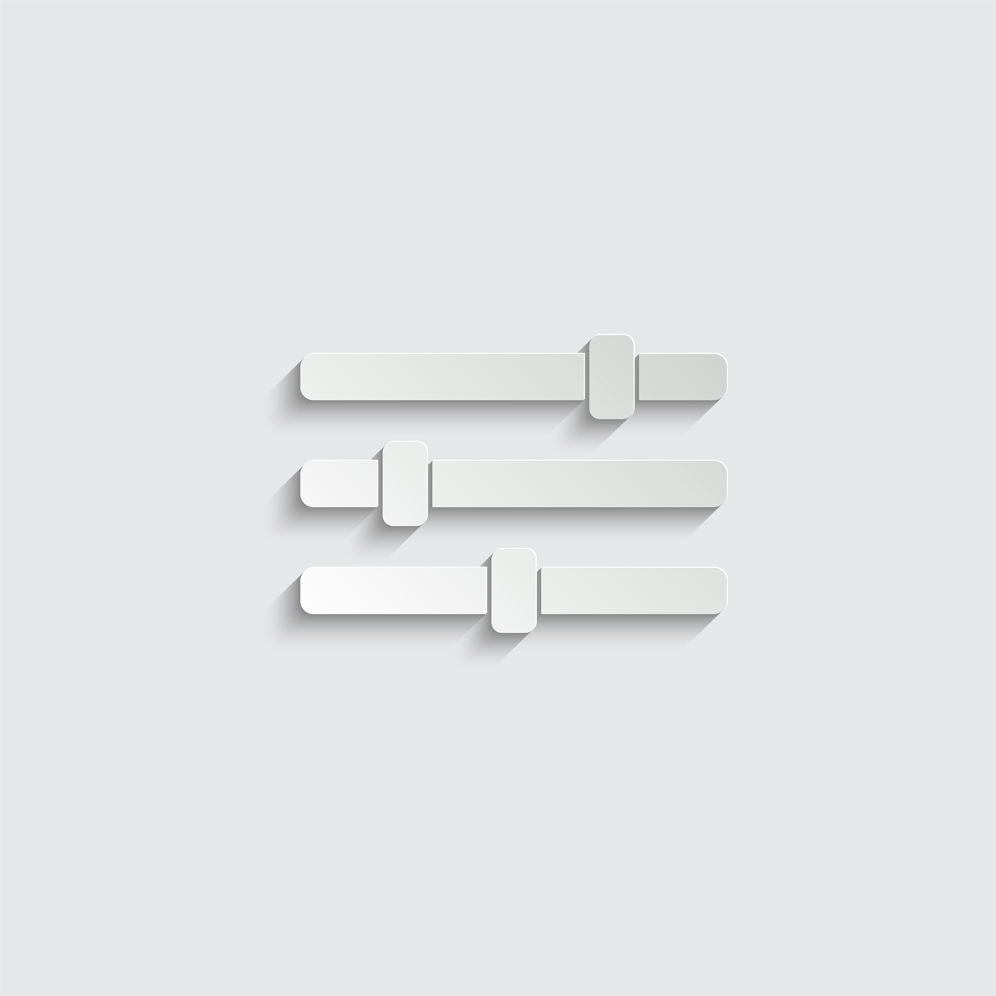 paper music level icon volume panel icon level