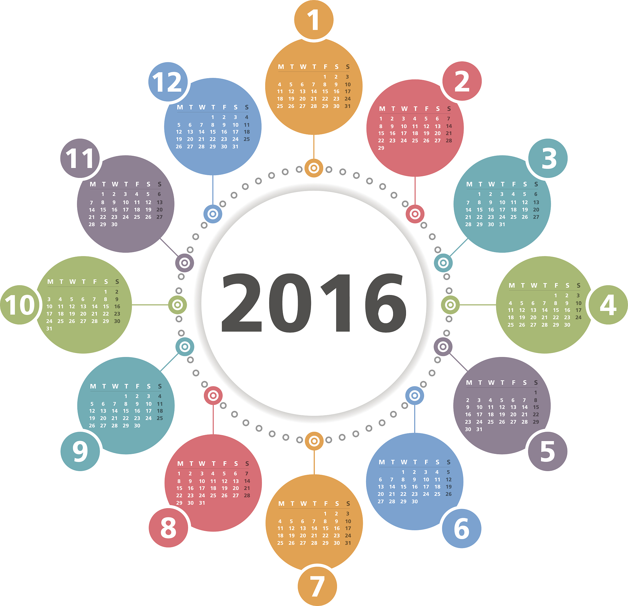 calendar 2016