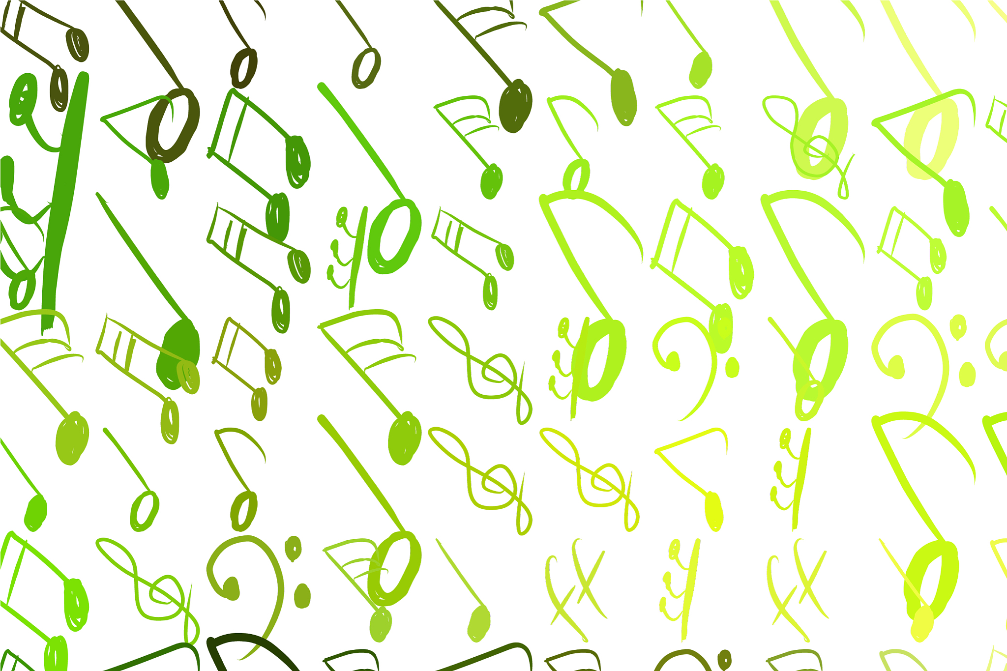 musical note background tone chromatic scale for