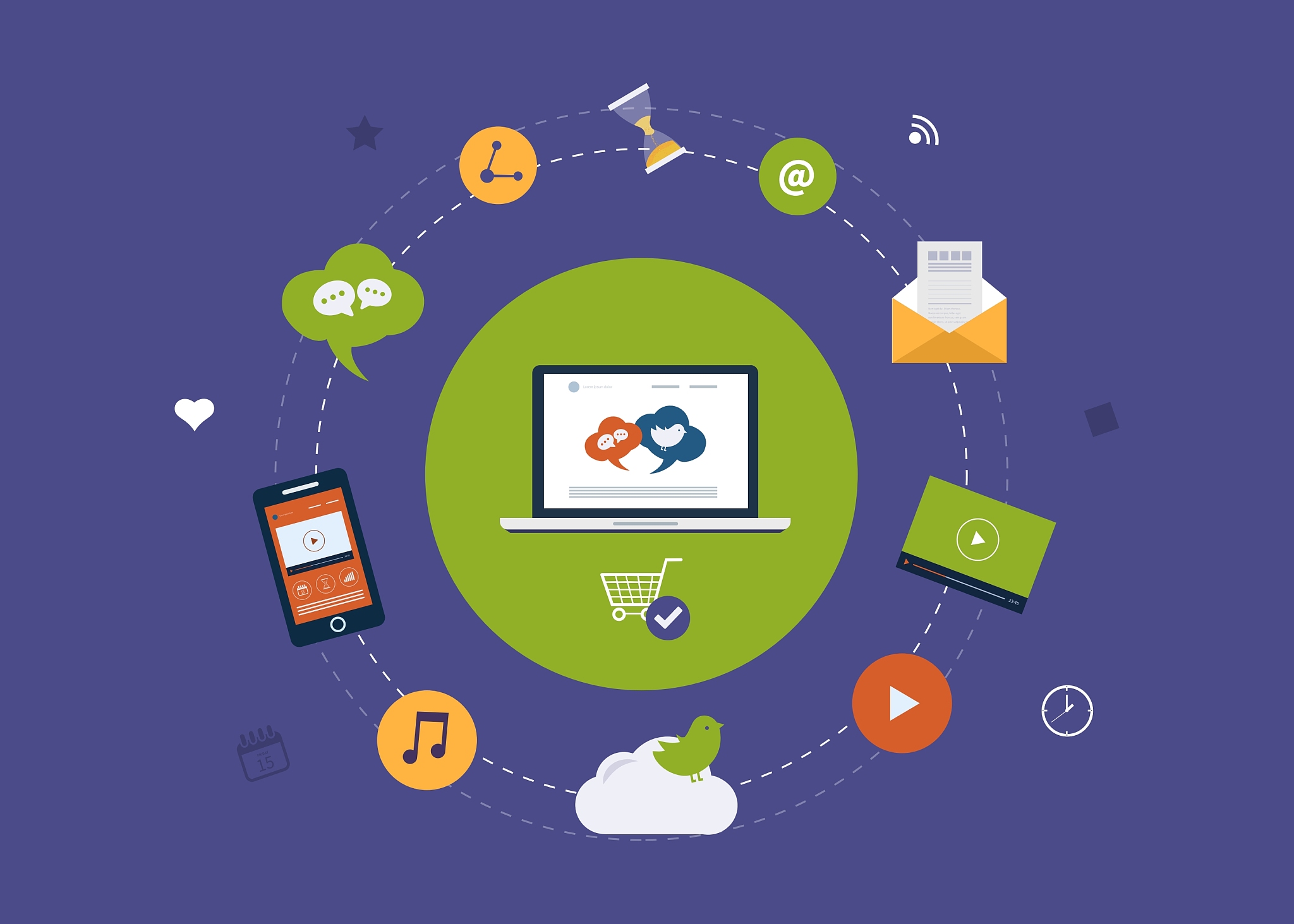 digital marketing icons