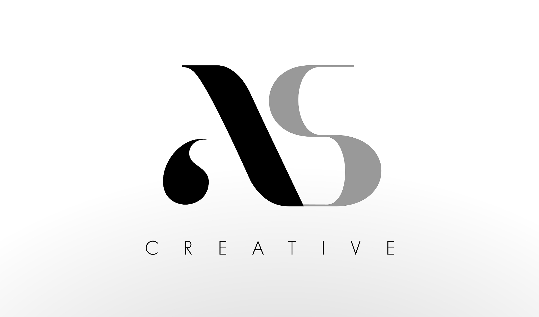 a s letter logo design creative as letters icon