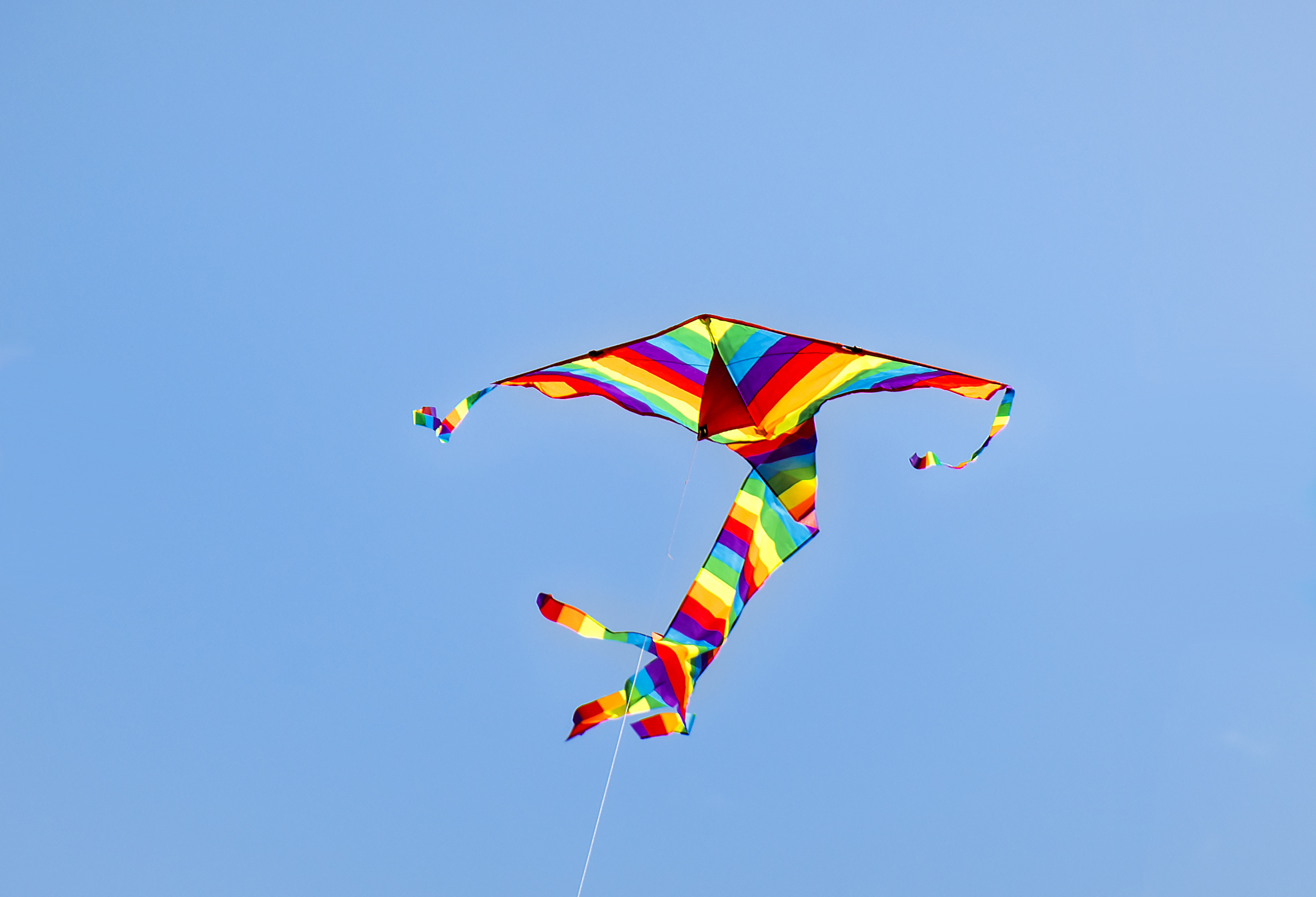 flying kite