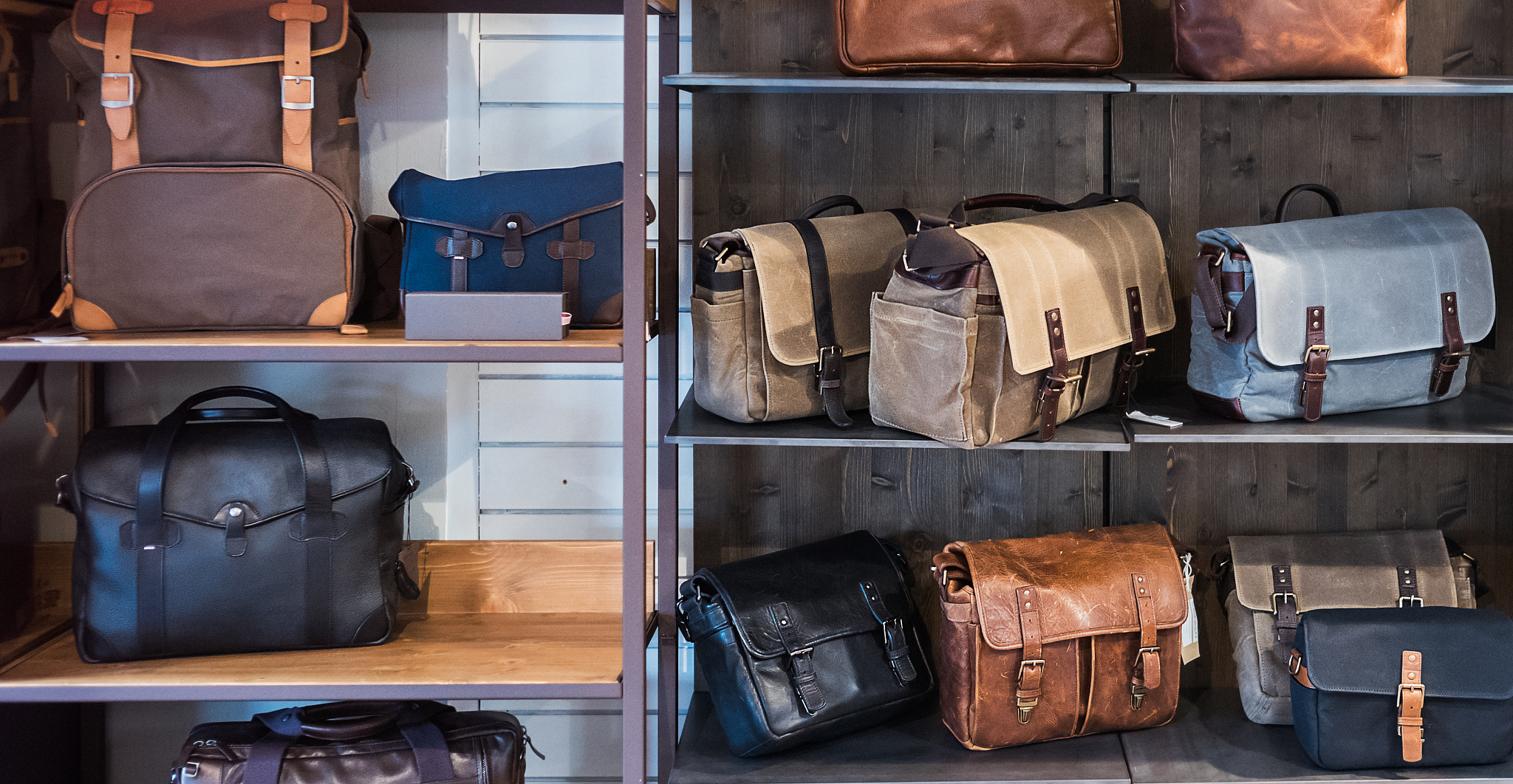 luxury leather camera bags