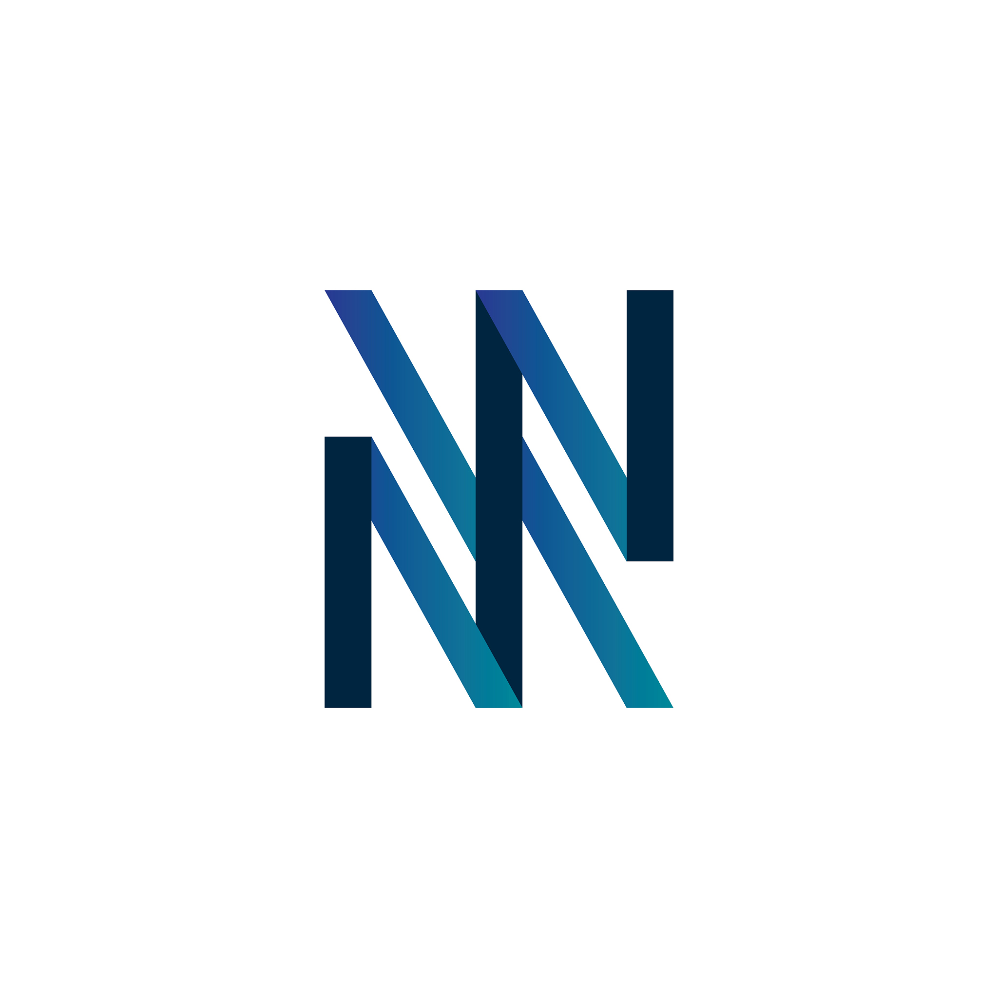 flat illustration icon of blue dynamic icon