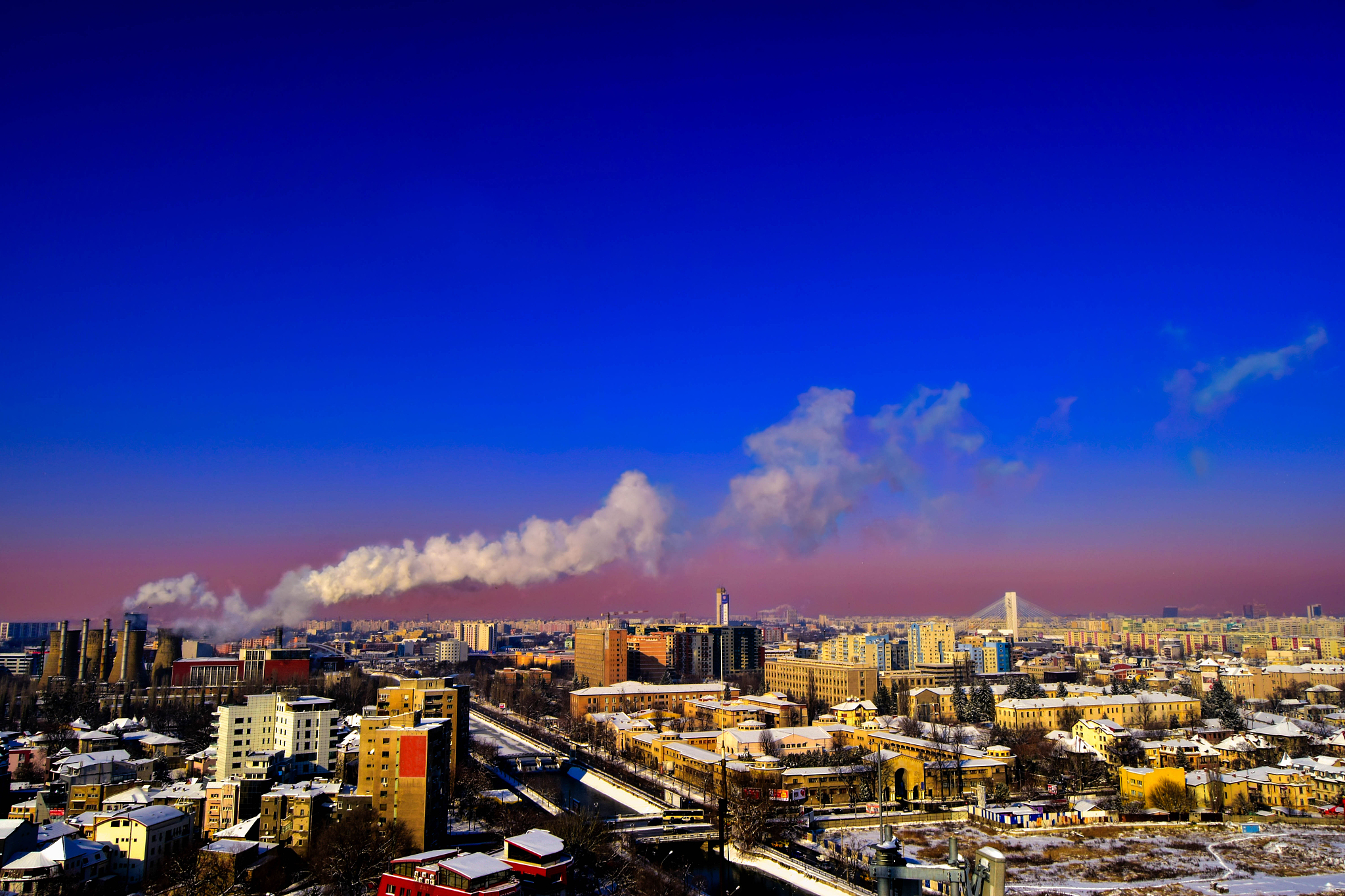 cityscape colorful