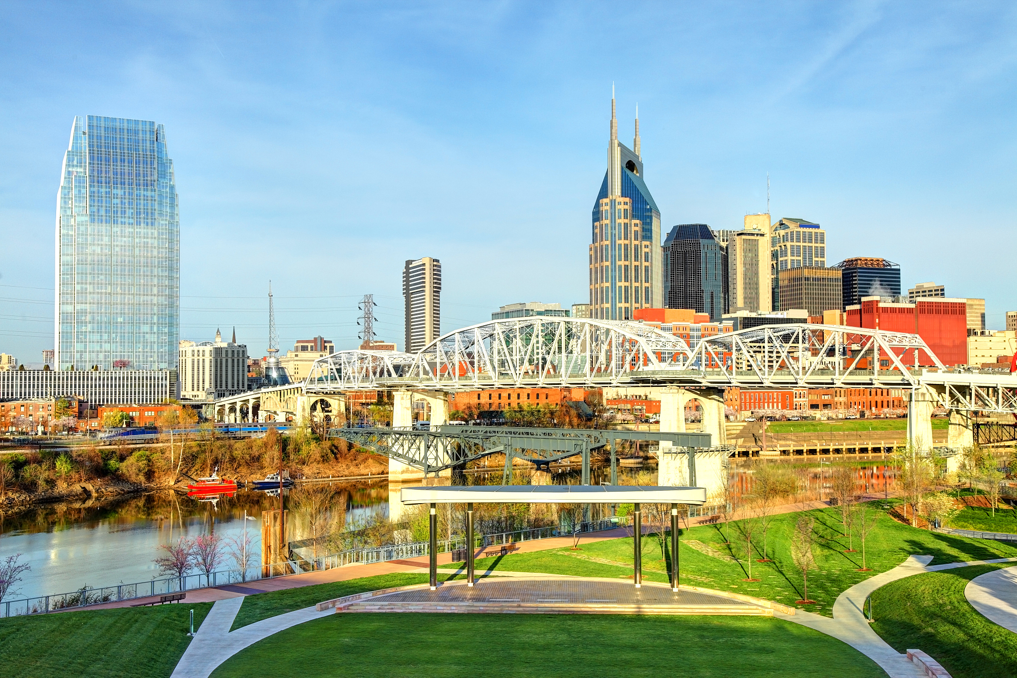 downtown nashville tennessee skyline