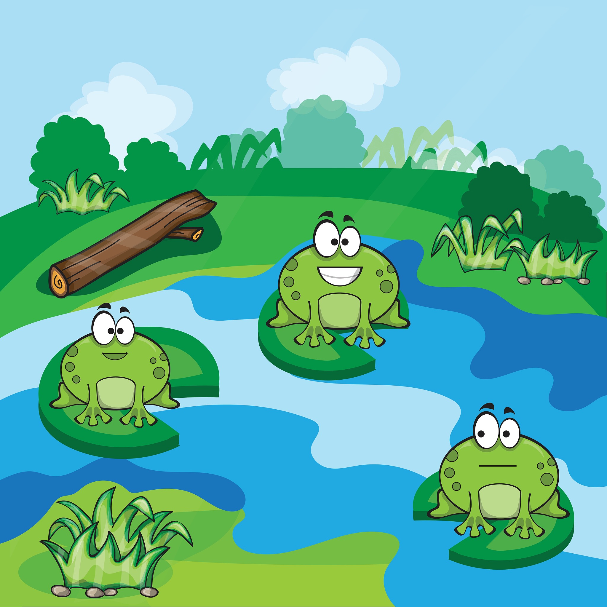 青蛙卖泥塘：自知之明与珍惜资源的寓言故事