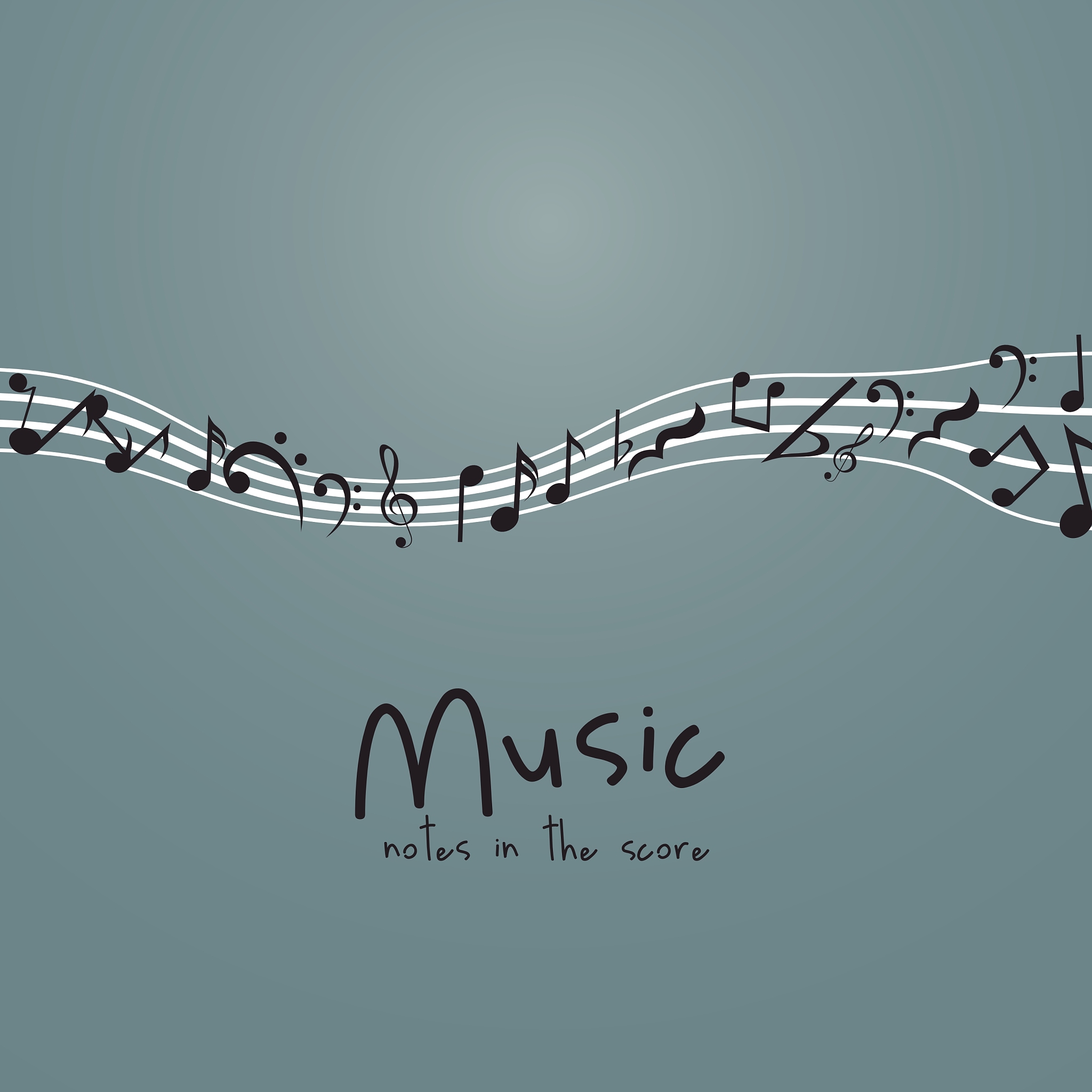 isolated music note design