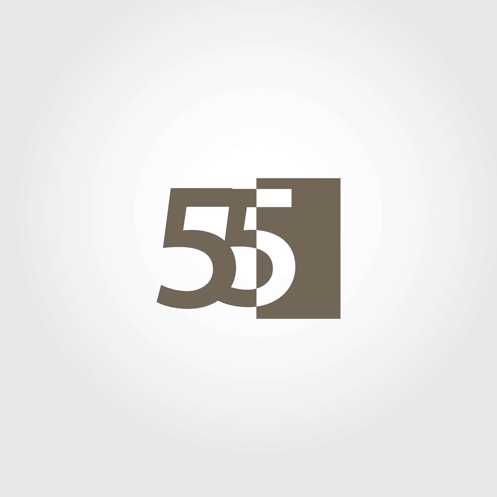 55 year anniversary template design