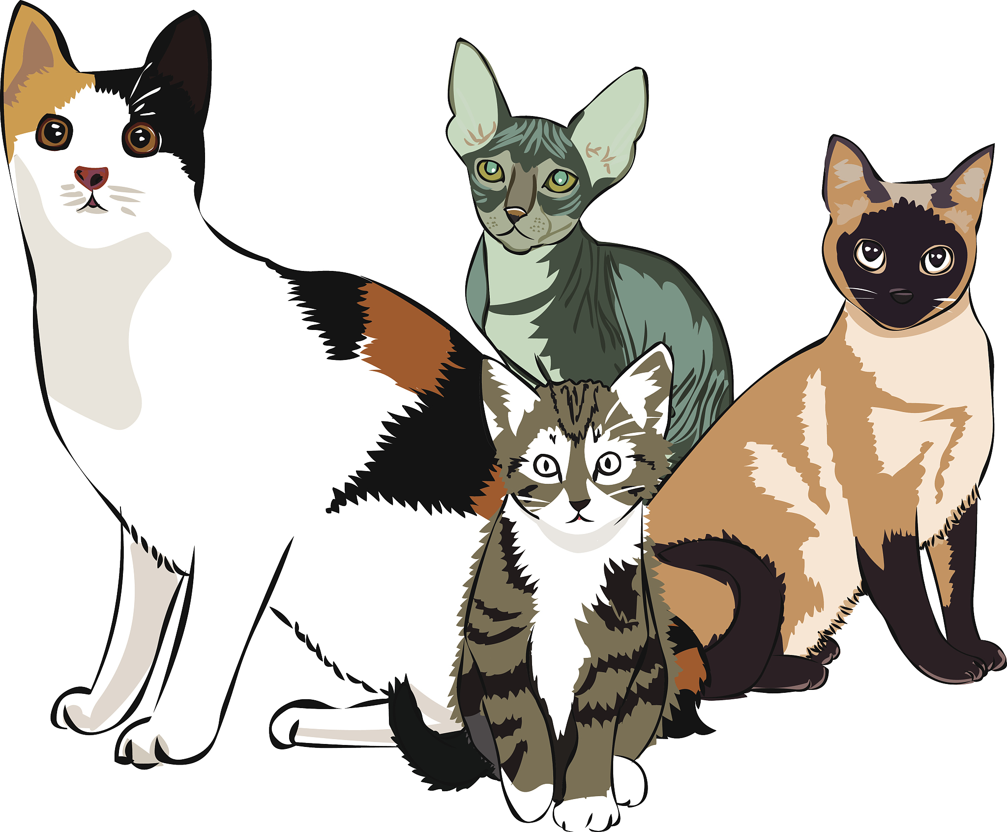 Always Cat Comic: A Realistic 2D Depiction of an Ancient Marketplace