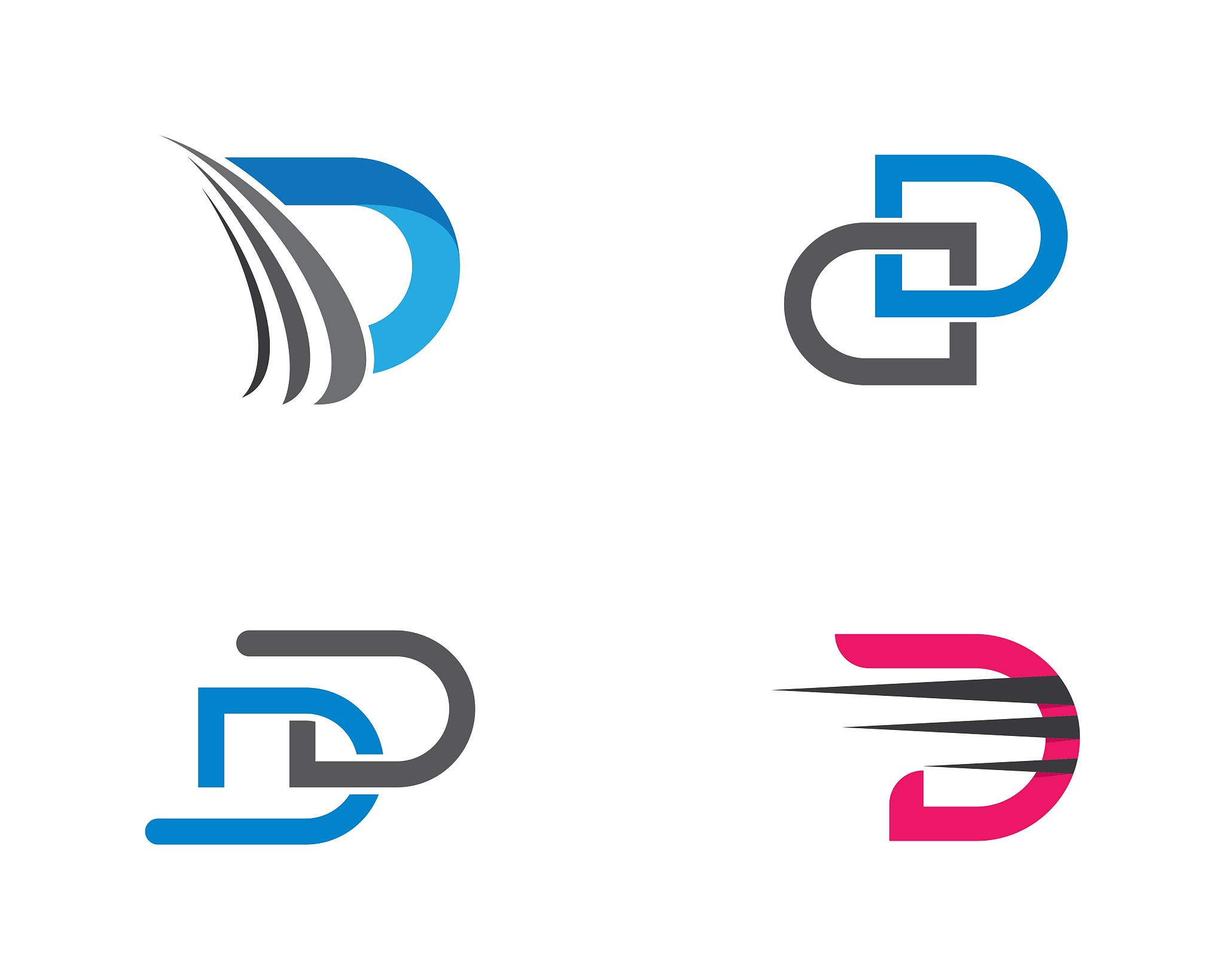 letter d symbol illustration design